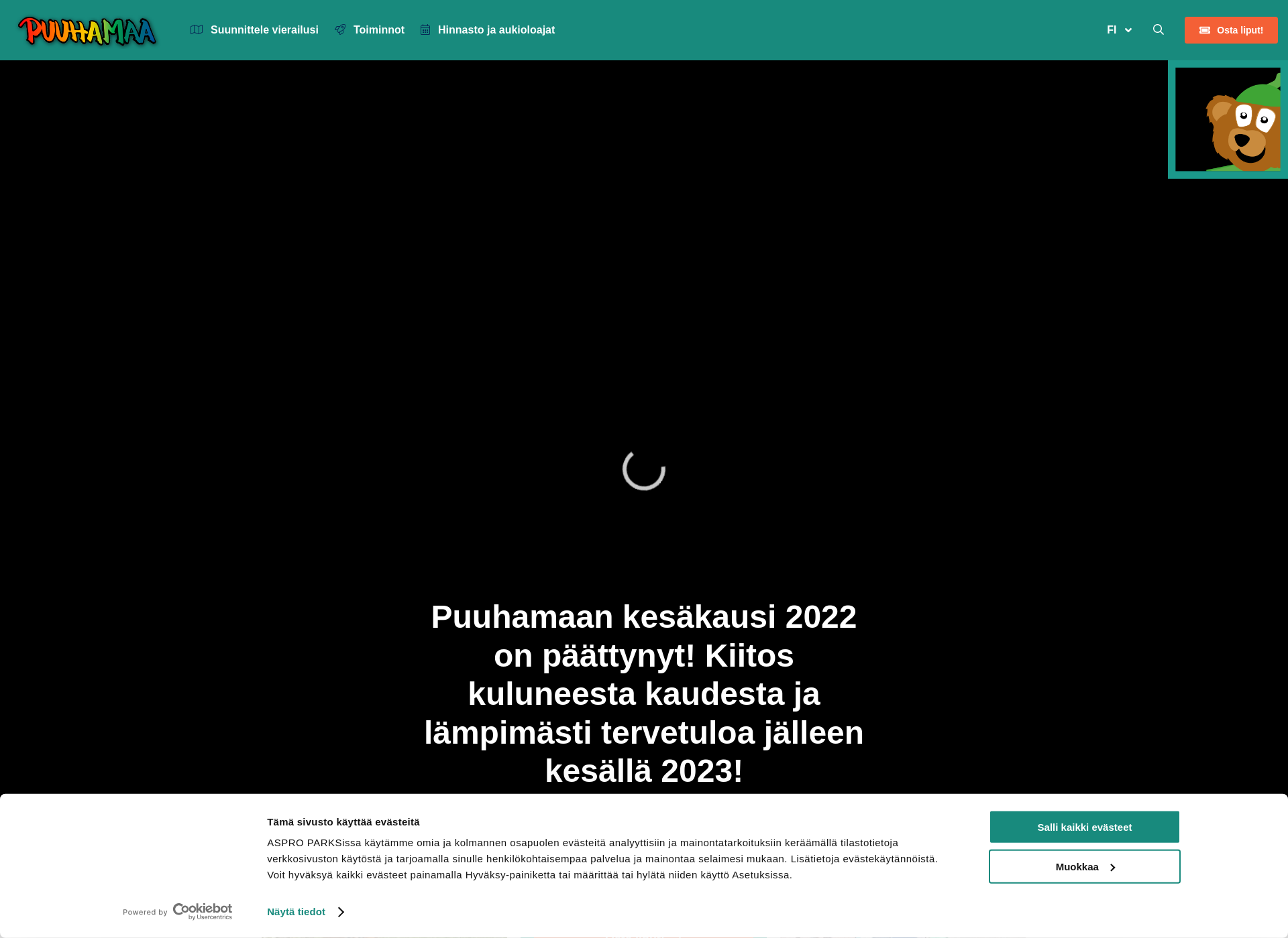 Screenshot for puuhamaa.fi