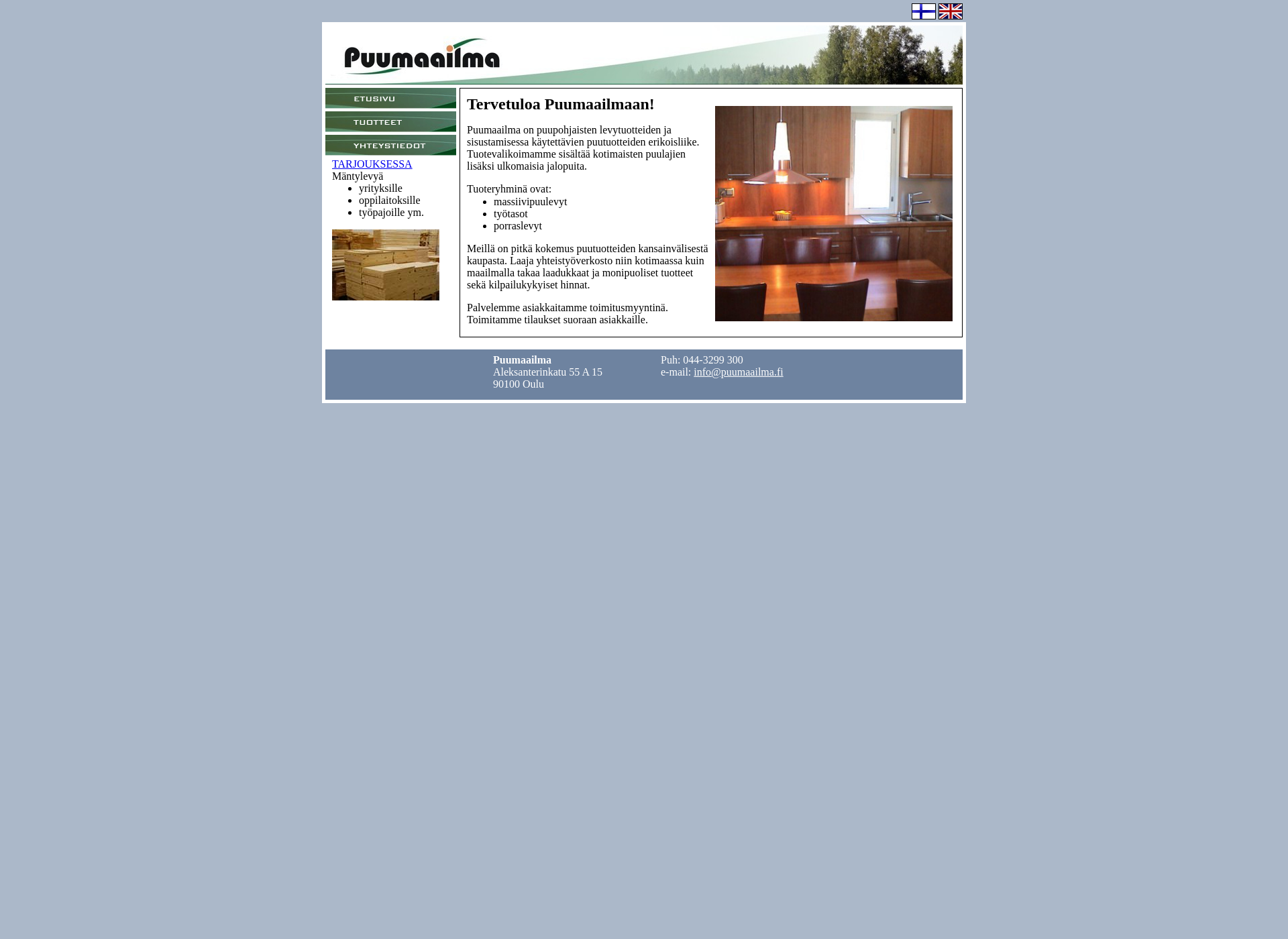 Screenshot for puumaailma.fi