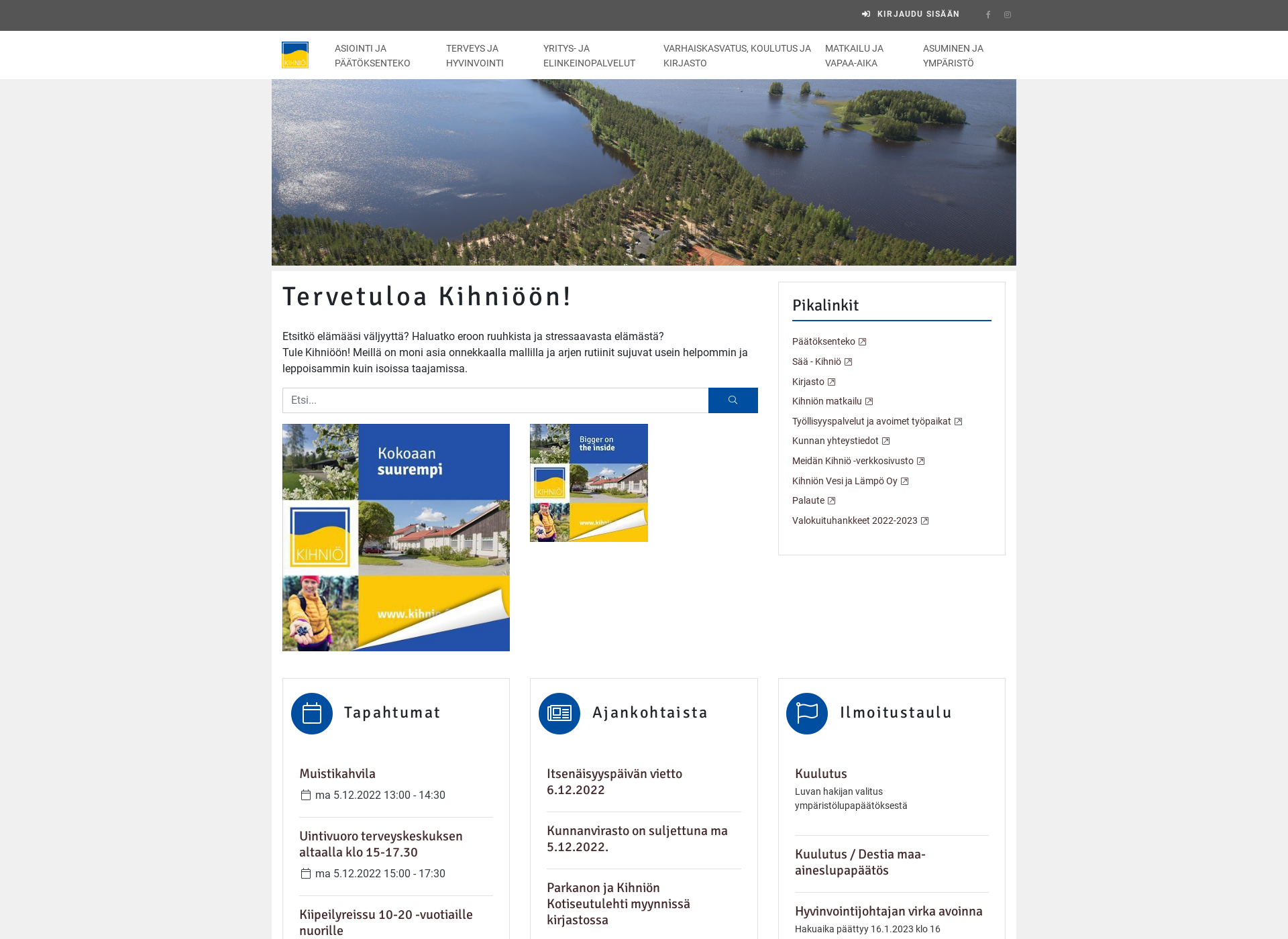 Screenshot for puumila.fi