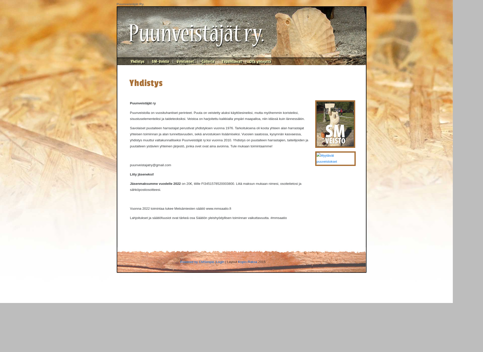 Screenshot for puunveistajatry.fi