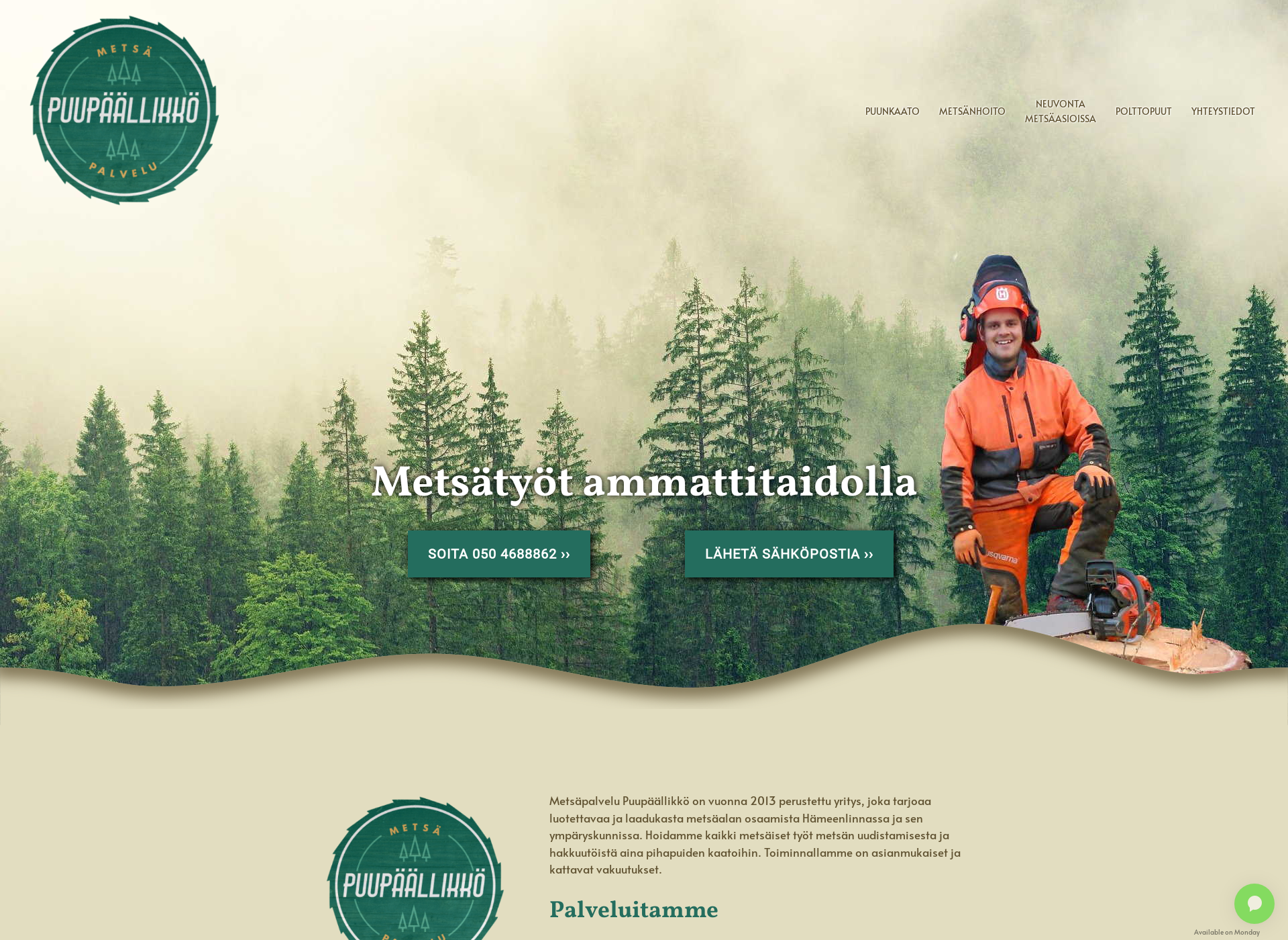 Screenshot for puupaallikko.fi