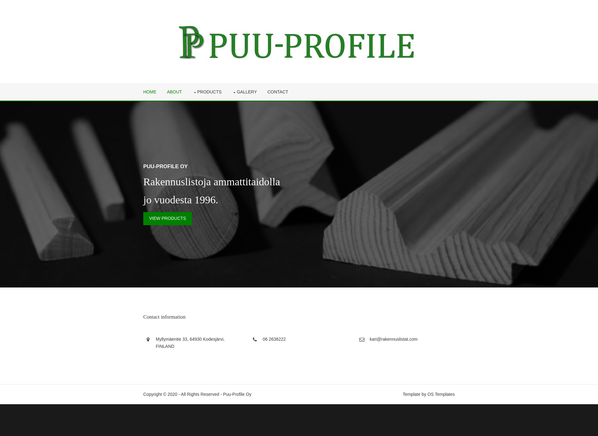 Screenshot for puuprofile.fi