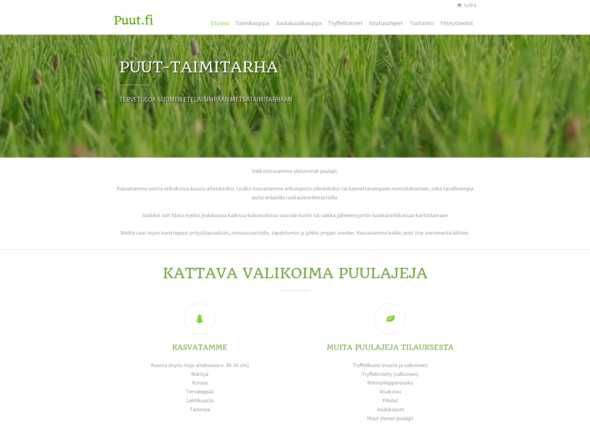 Screenshot for puut.fi
