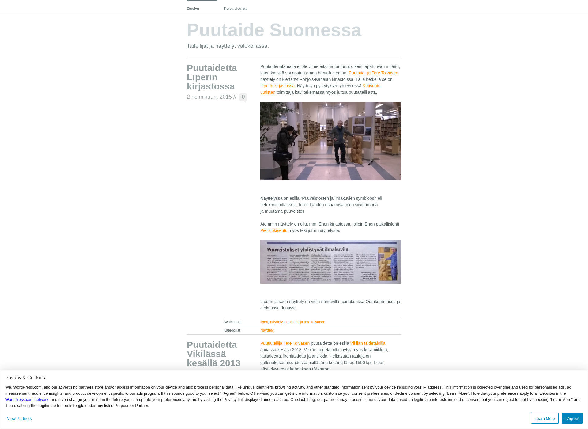 Screenshot for puutaide.fi