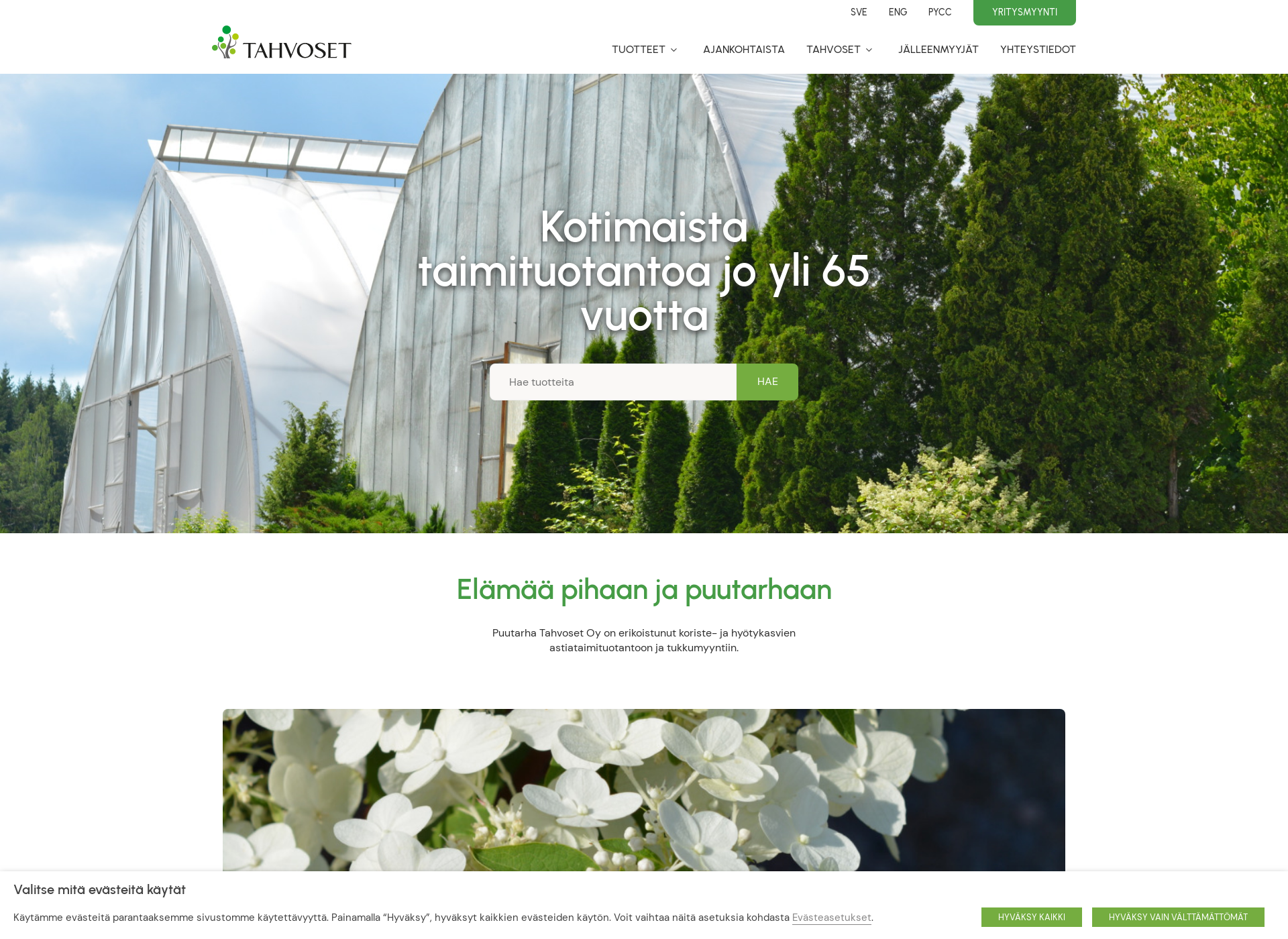 Screenshot for puutarhatahvoset.fi