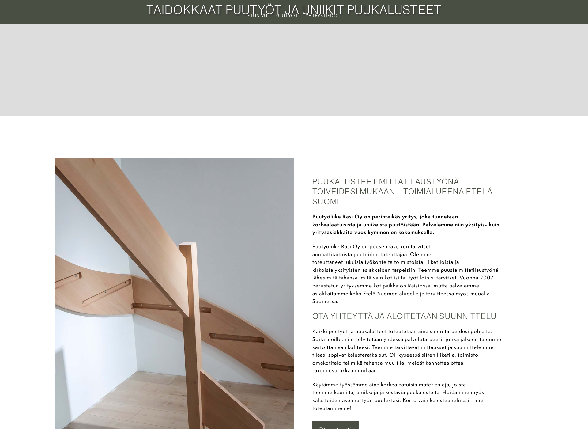 Screenshot for puutyoliikerasi.fi
