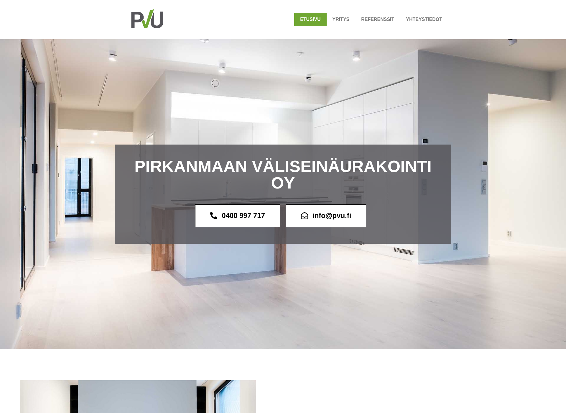 Skärmdump för pvu.fi
