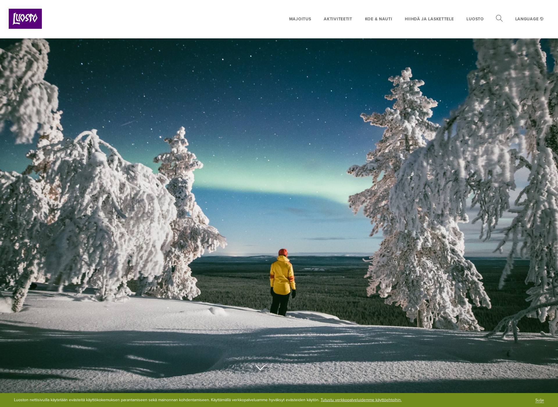 Screenshot for pyha-luosto.fi