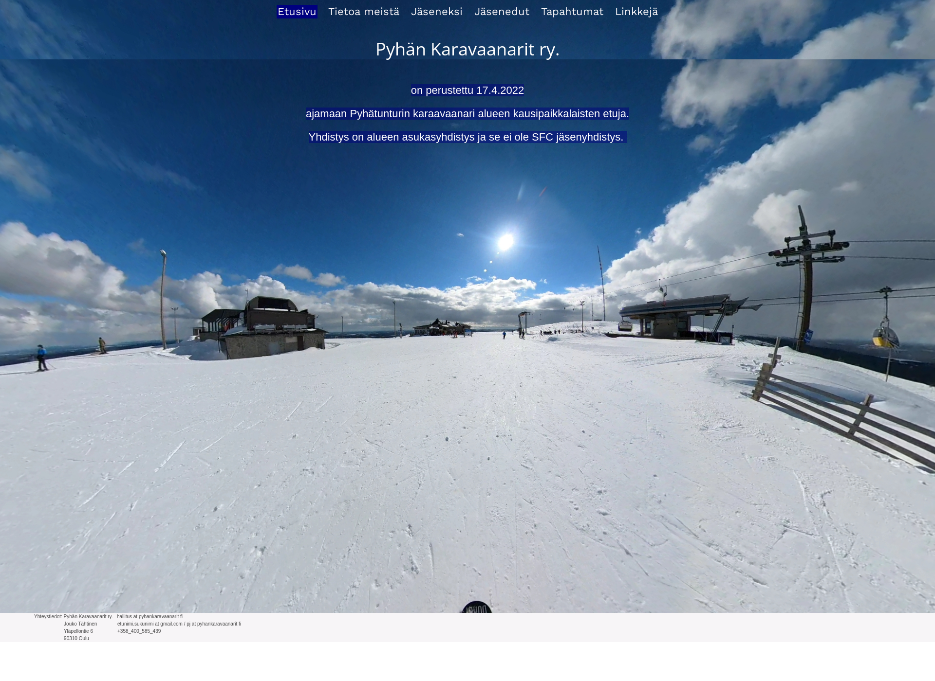 Screenshot for pyhankaravaanarit.fi