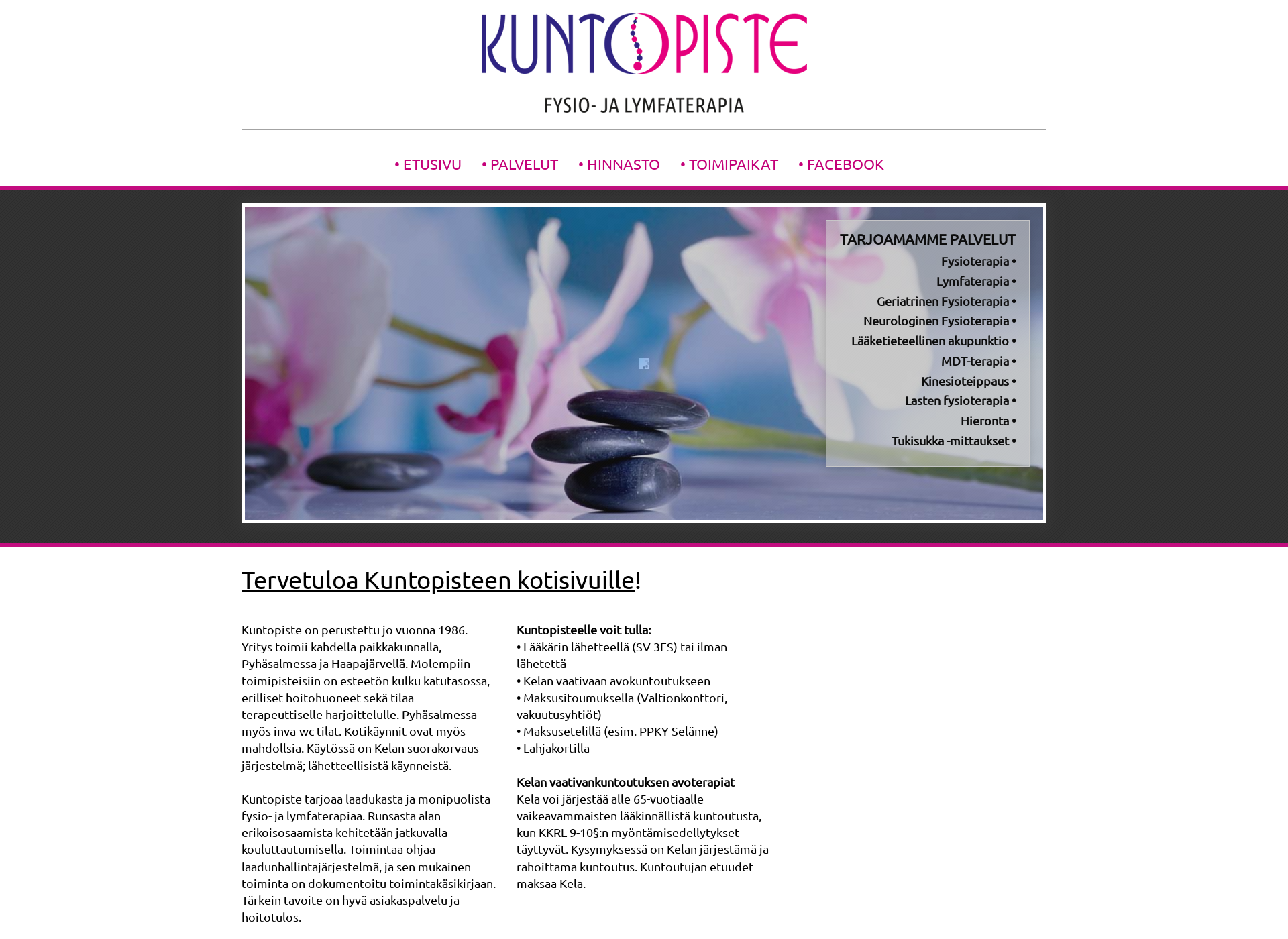 Screenshot for pyhasalmenfhlkuntopiste.fi