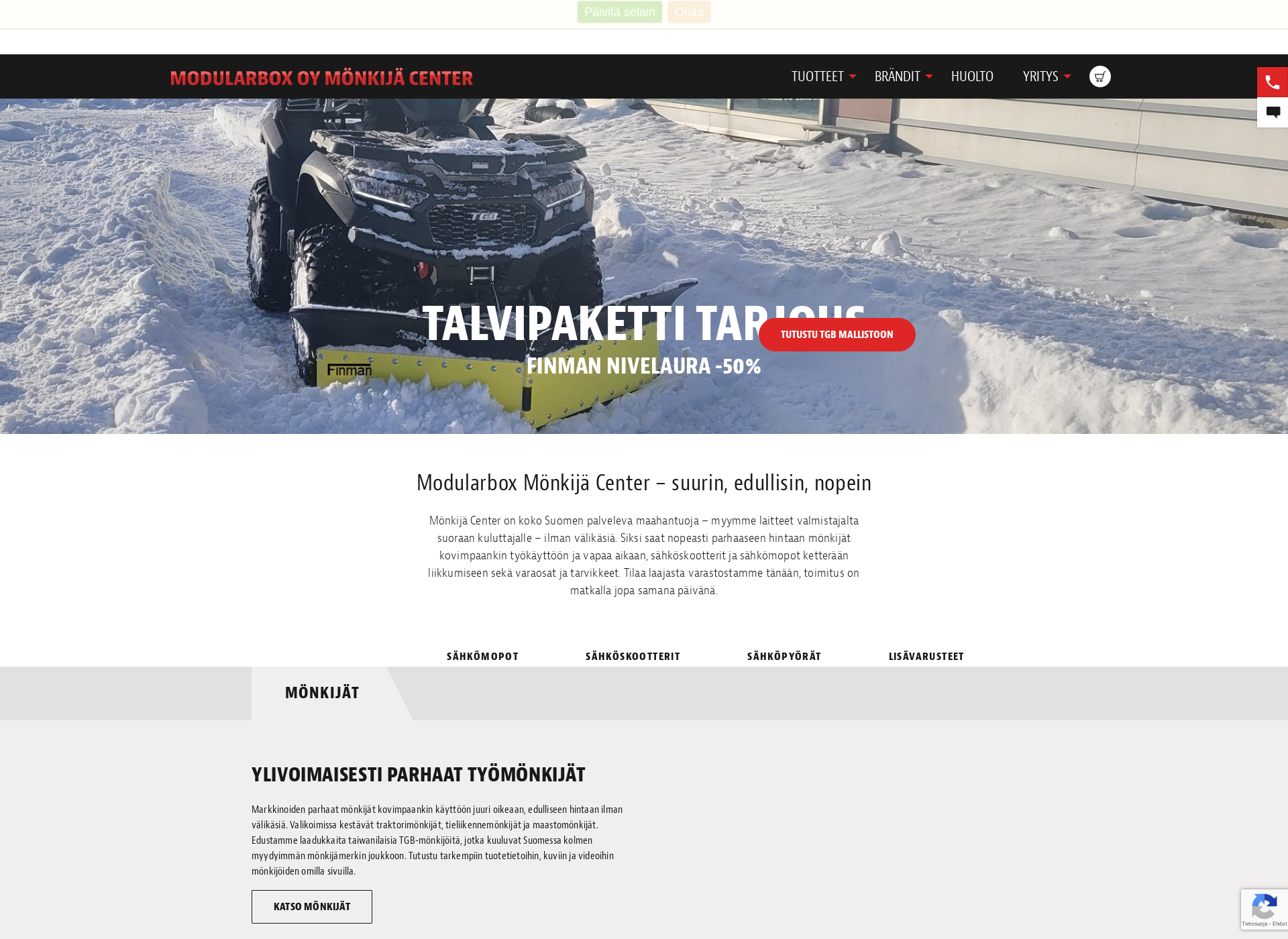 Screenshot for pyrkija.fi