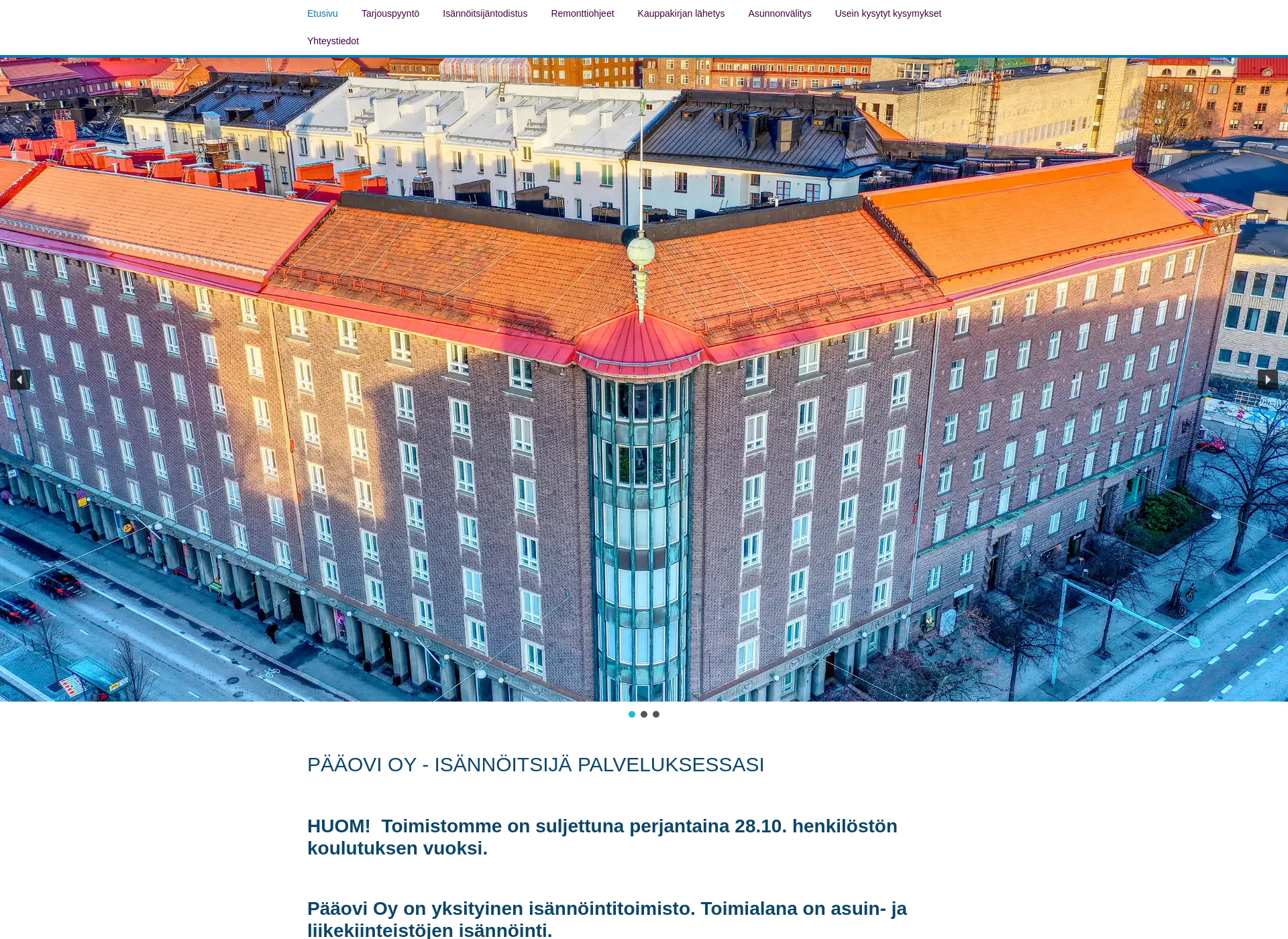 Screenshot for pääovi.fi