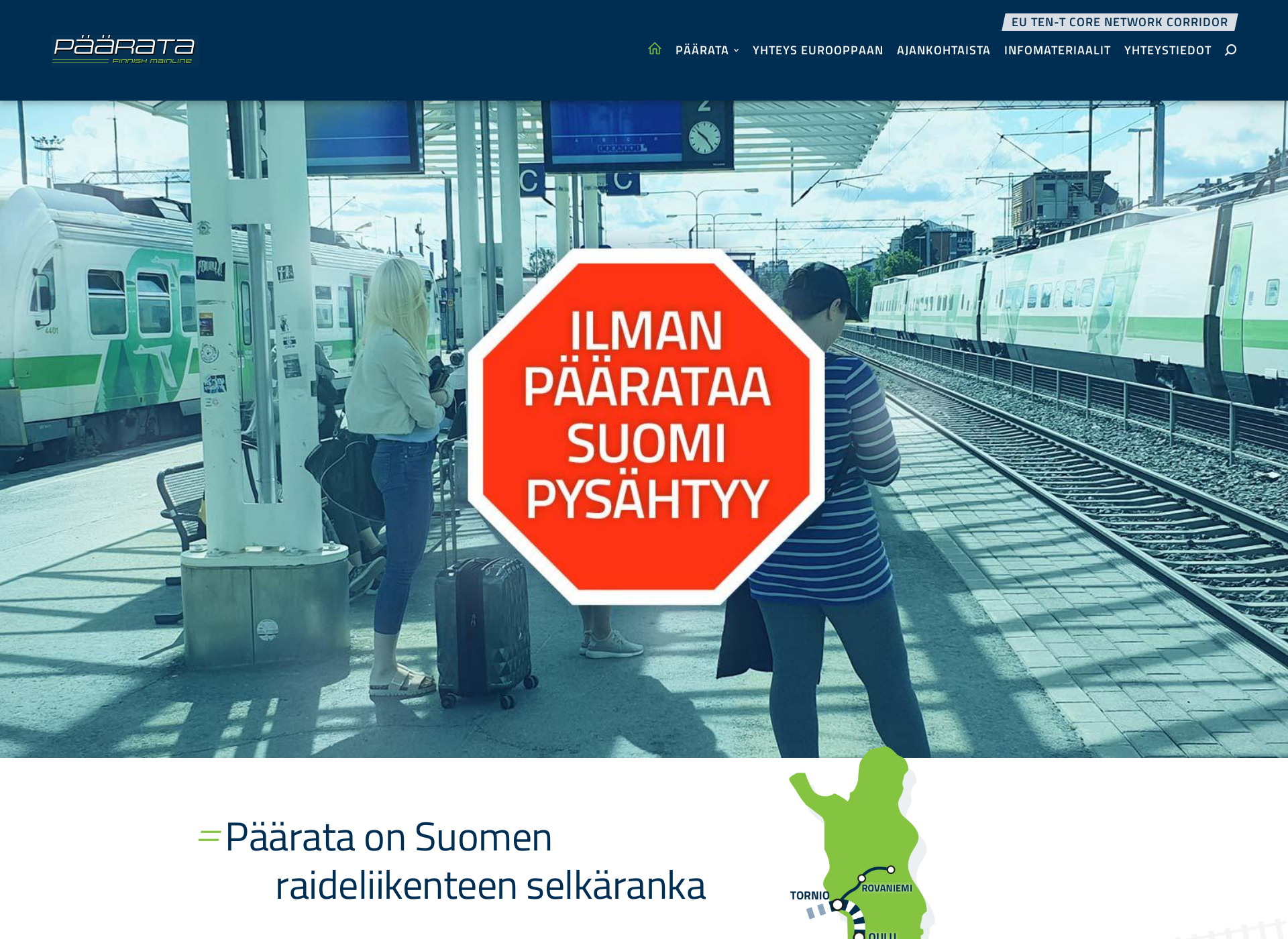 Screenshot for päärata.fi