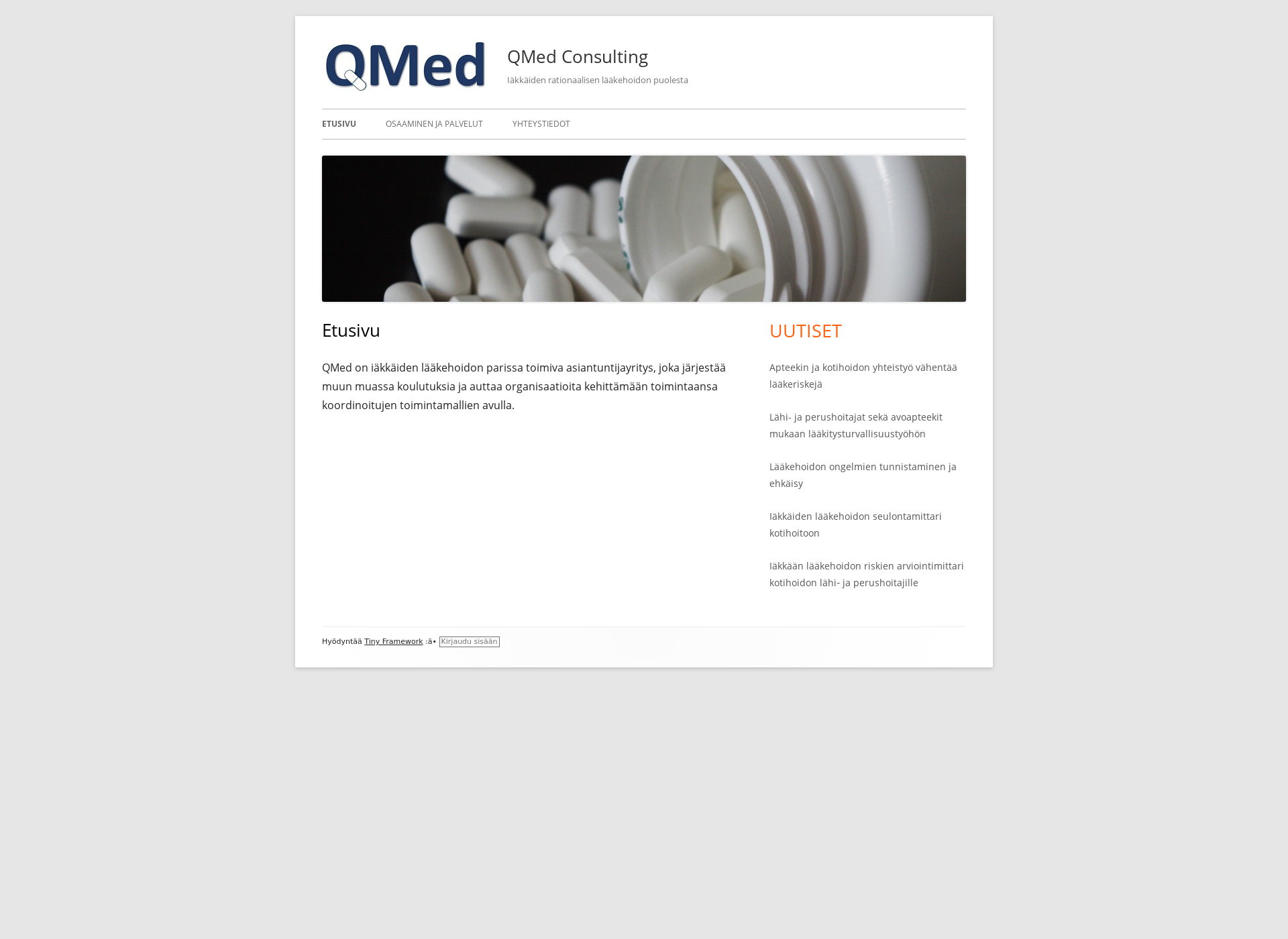 Screenshot for qmed.fi