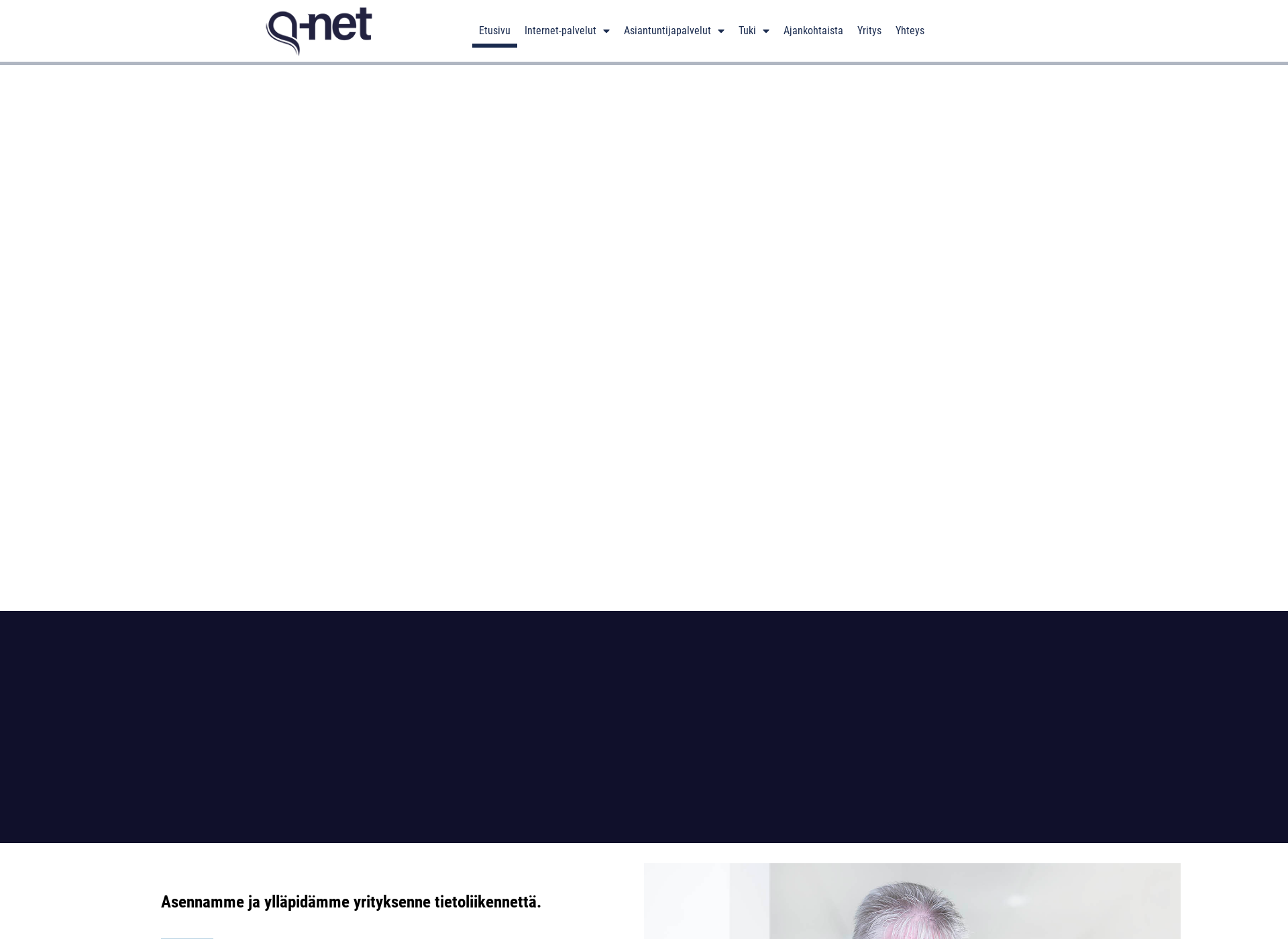 Skärmdump för qnet.fi