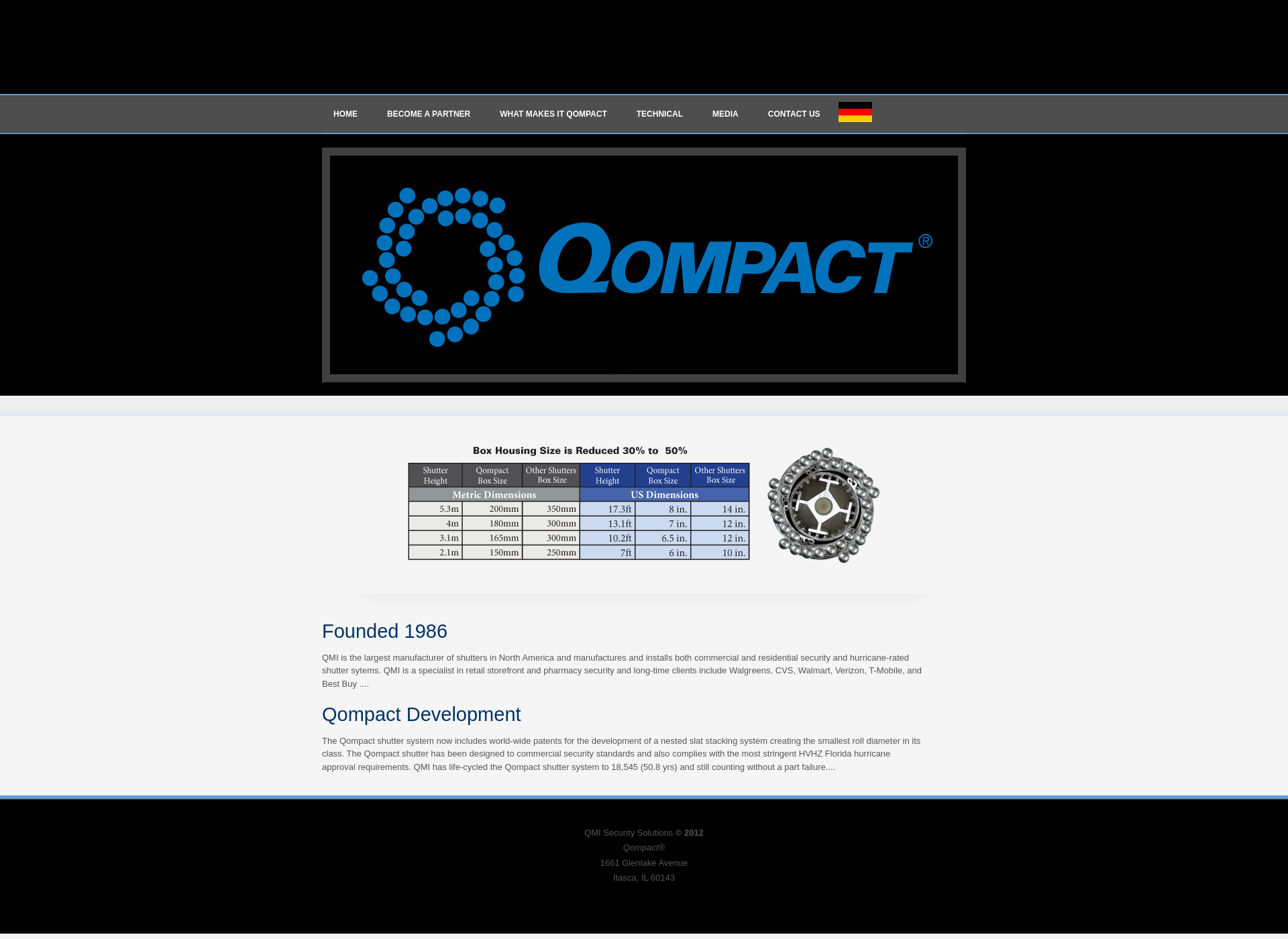 Screenshot for qompact.fi