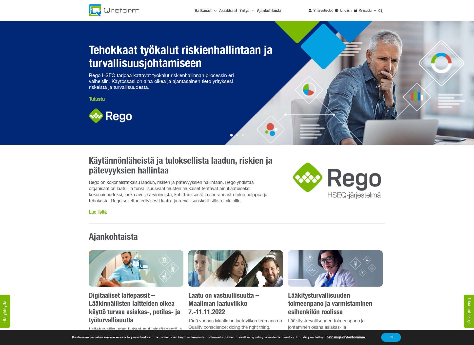 Screenshot for qreform.fi