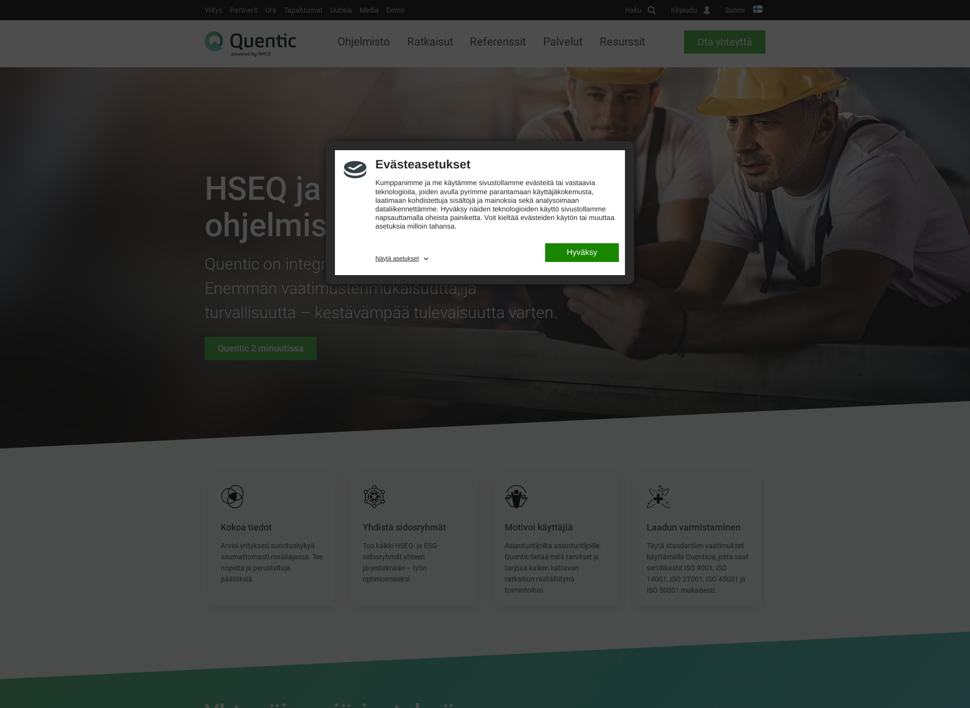 Screenshot for quentic-group.fi