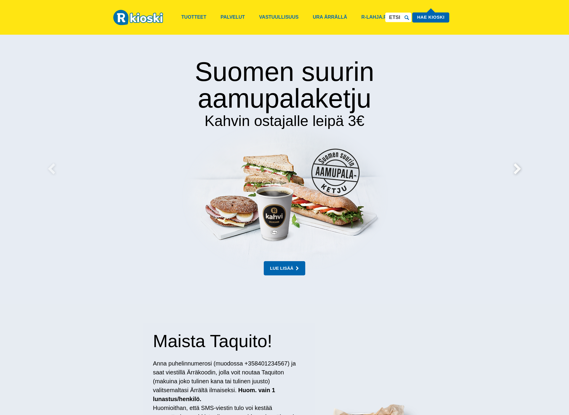 Skärmdump för r-kiosk.fi