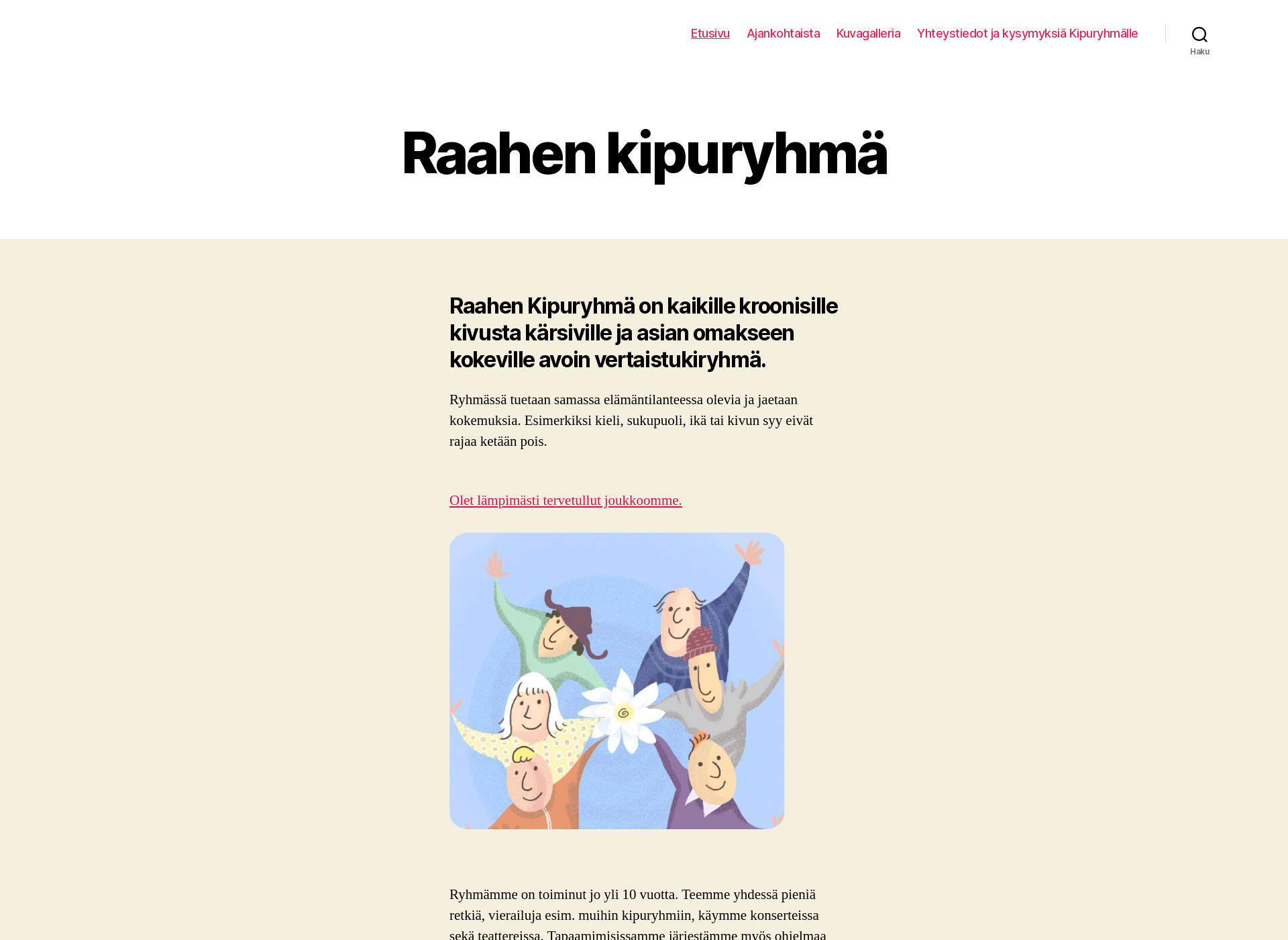 Screenshot for raahenkipuryhma.fi