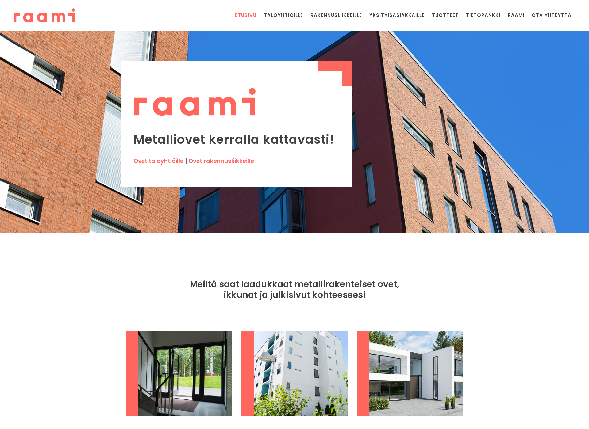 Screenshot for raami.fi