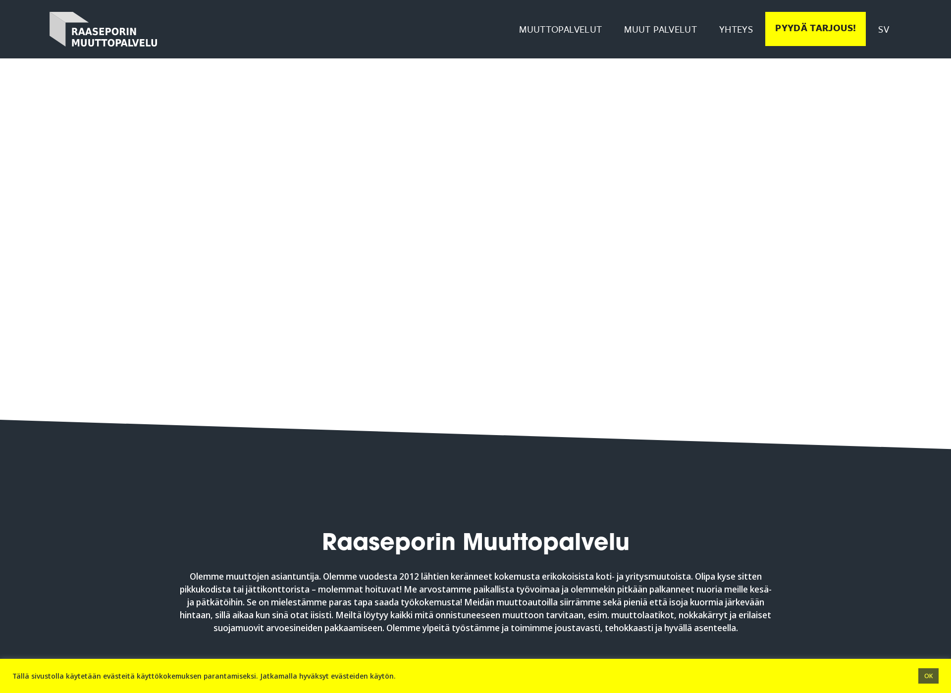 Screenshot for raaseporinmuutto.fi