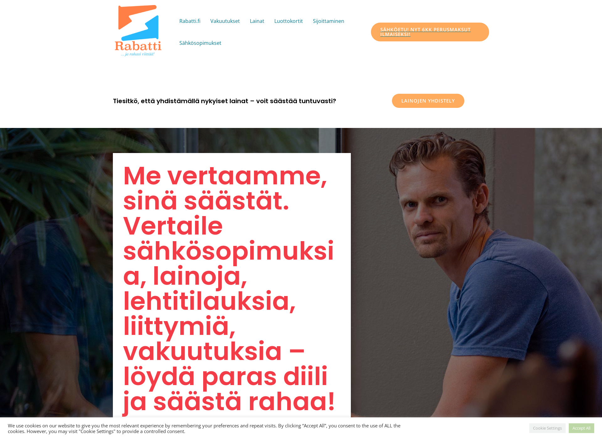 Skärmdump för rabatti.fi