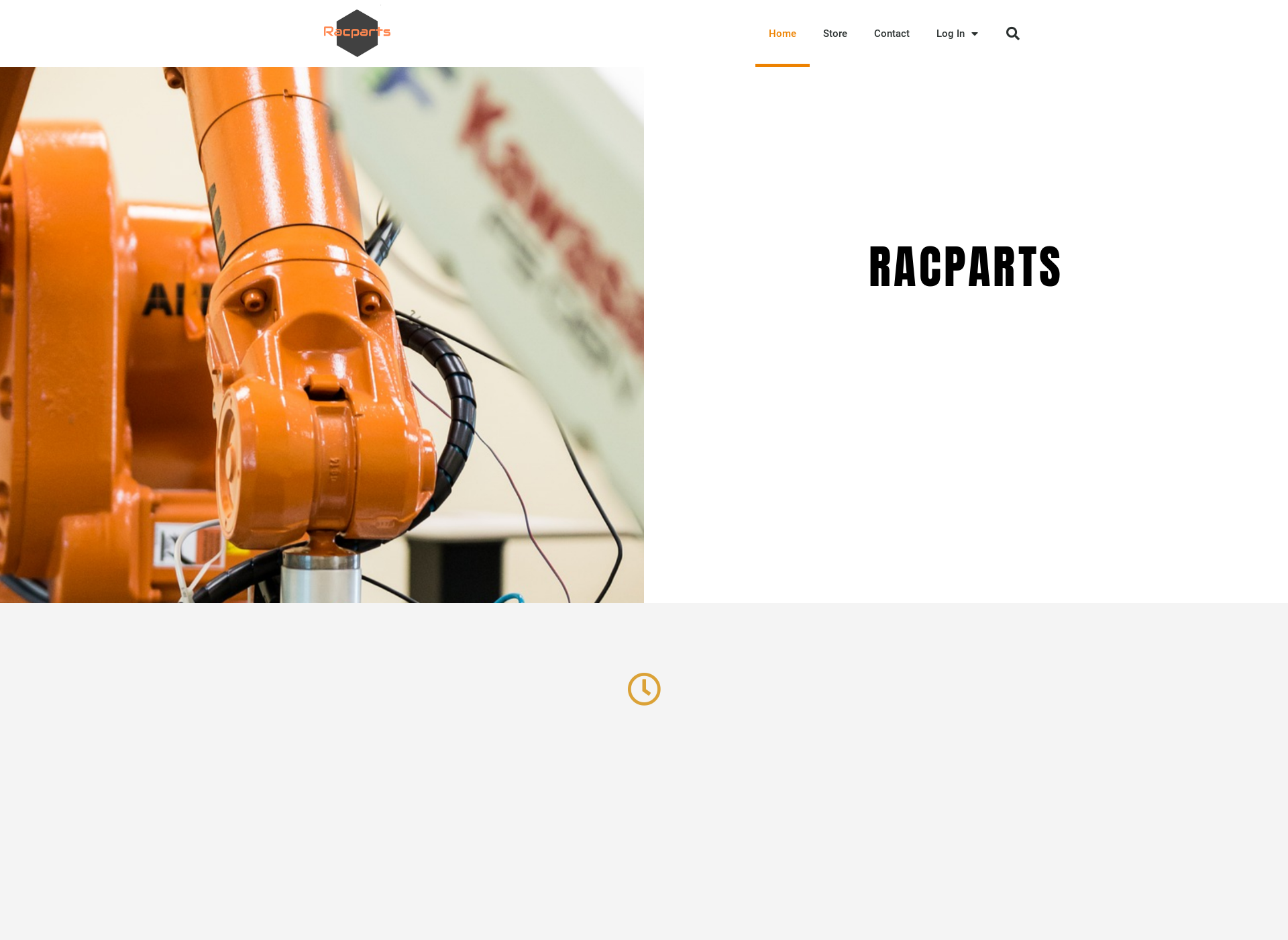 Skärmdump för racparts.fi