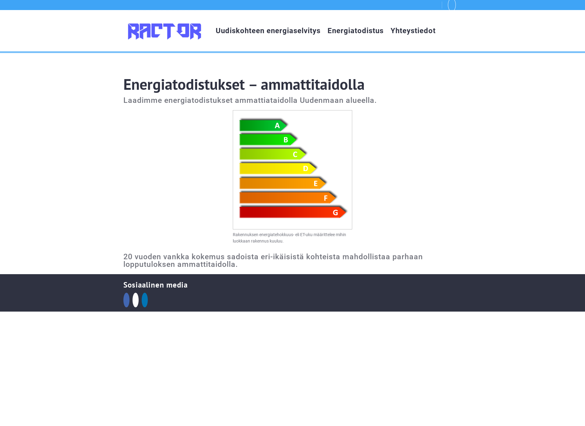 Screenshot for ractor.fi