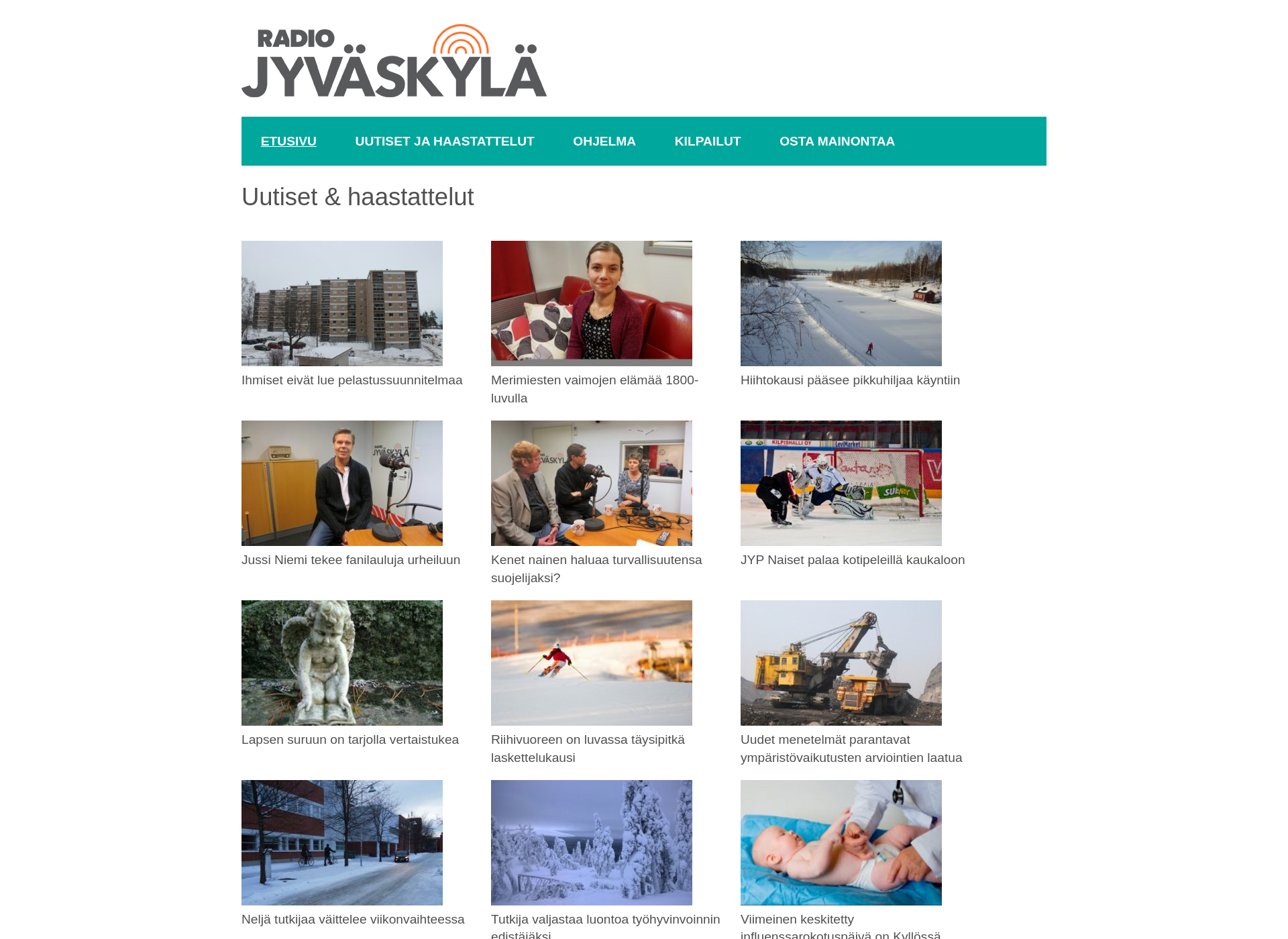 Screenshot for radiojyvaskyla.fi