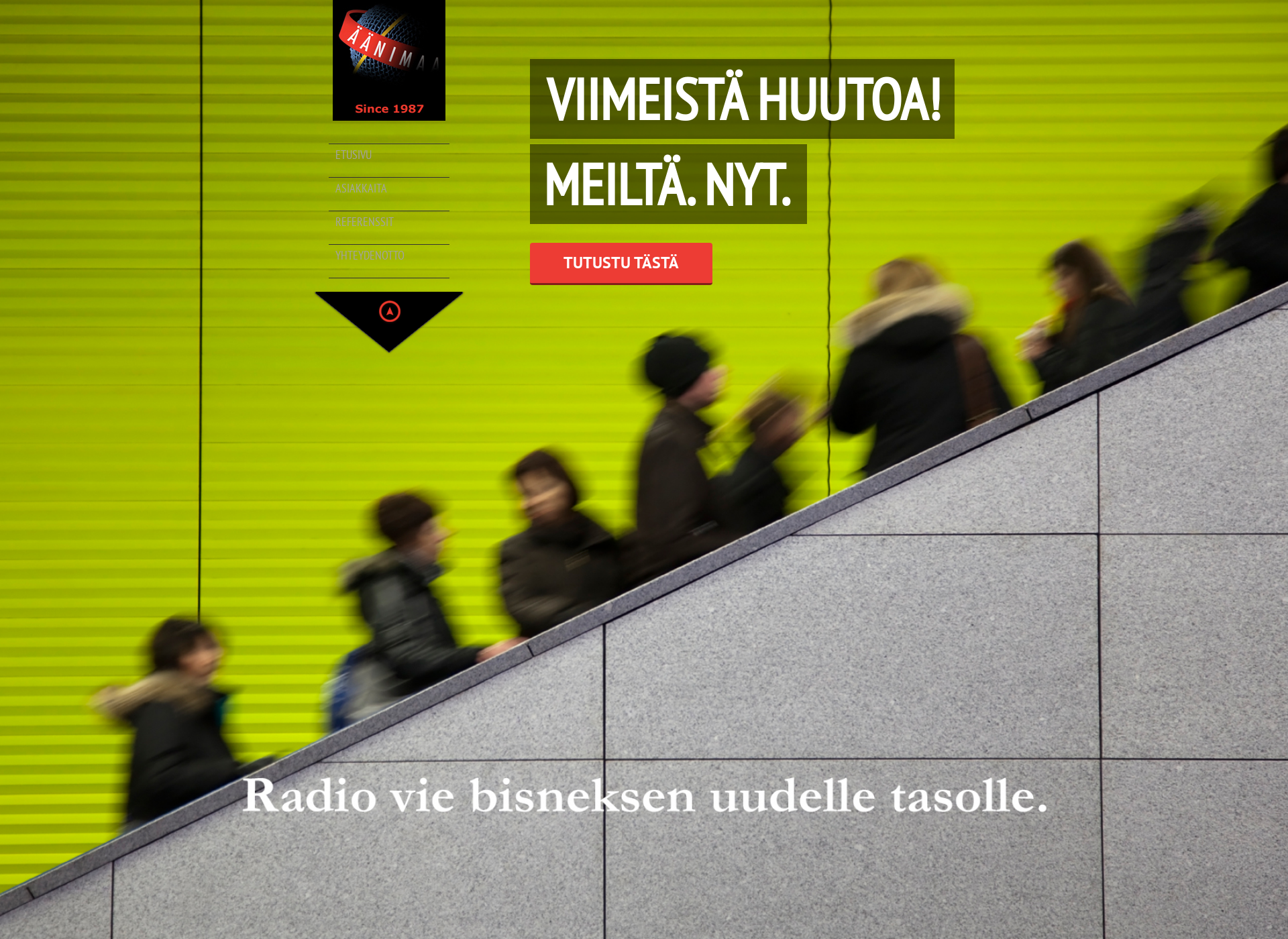 Skärmdump för radiomainokset.fi