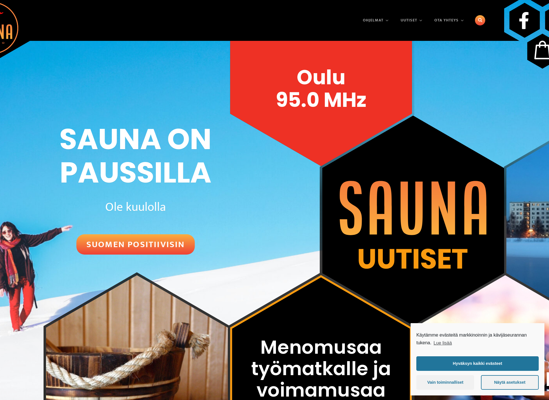 Screenshot for radiosauna.fi