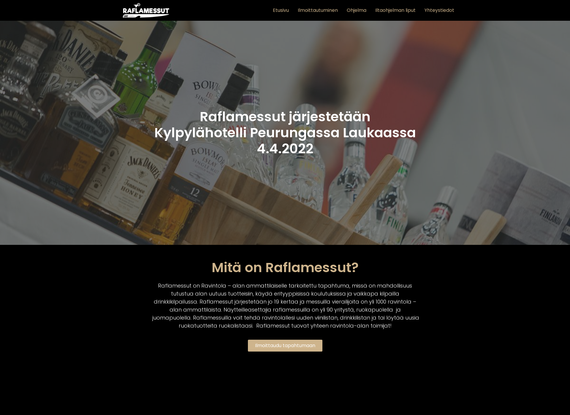 Screenshot for raflamessut.fi