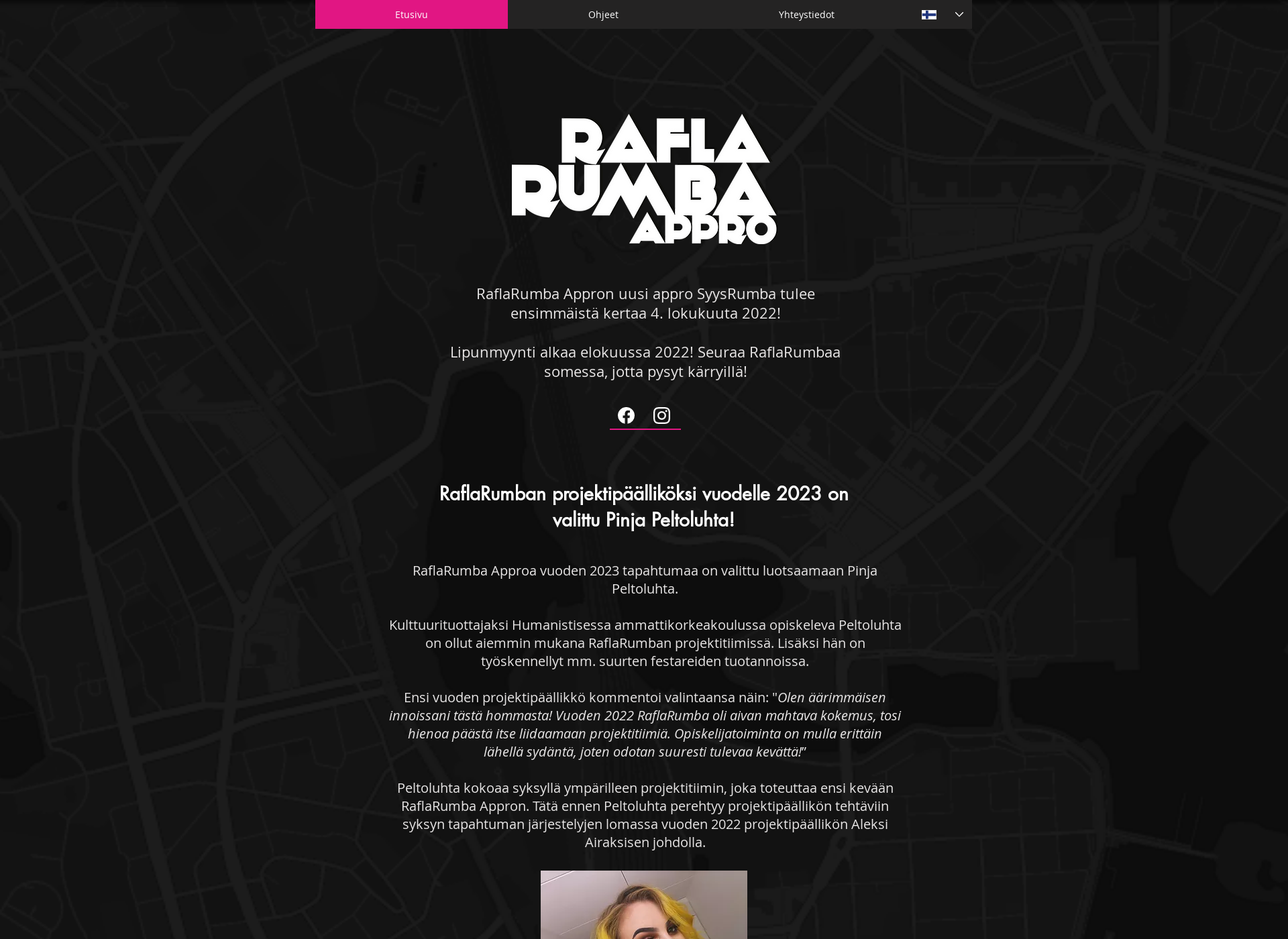 Screenshot for raflarumba.fi