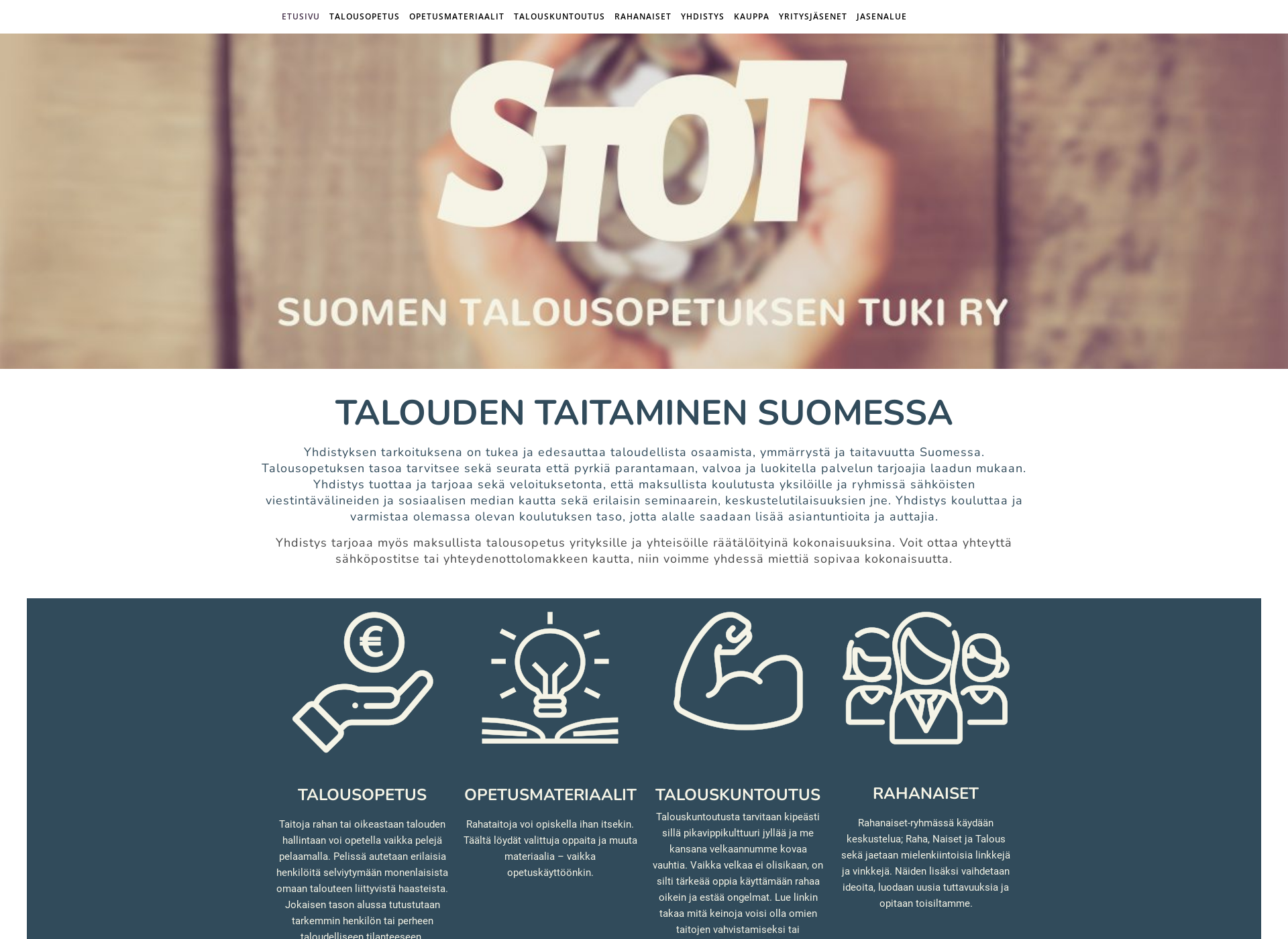 Screenshot for rahanainen.fi