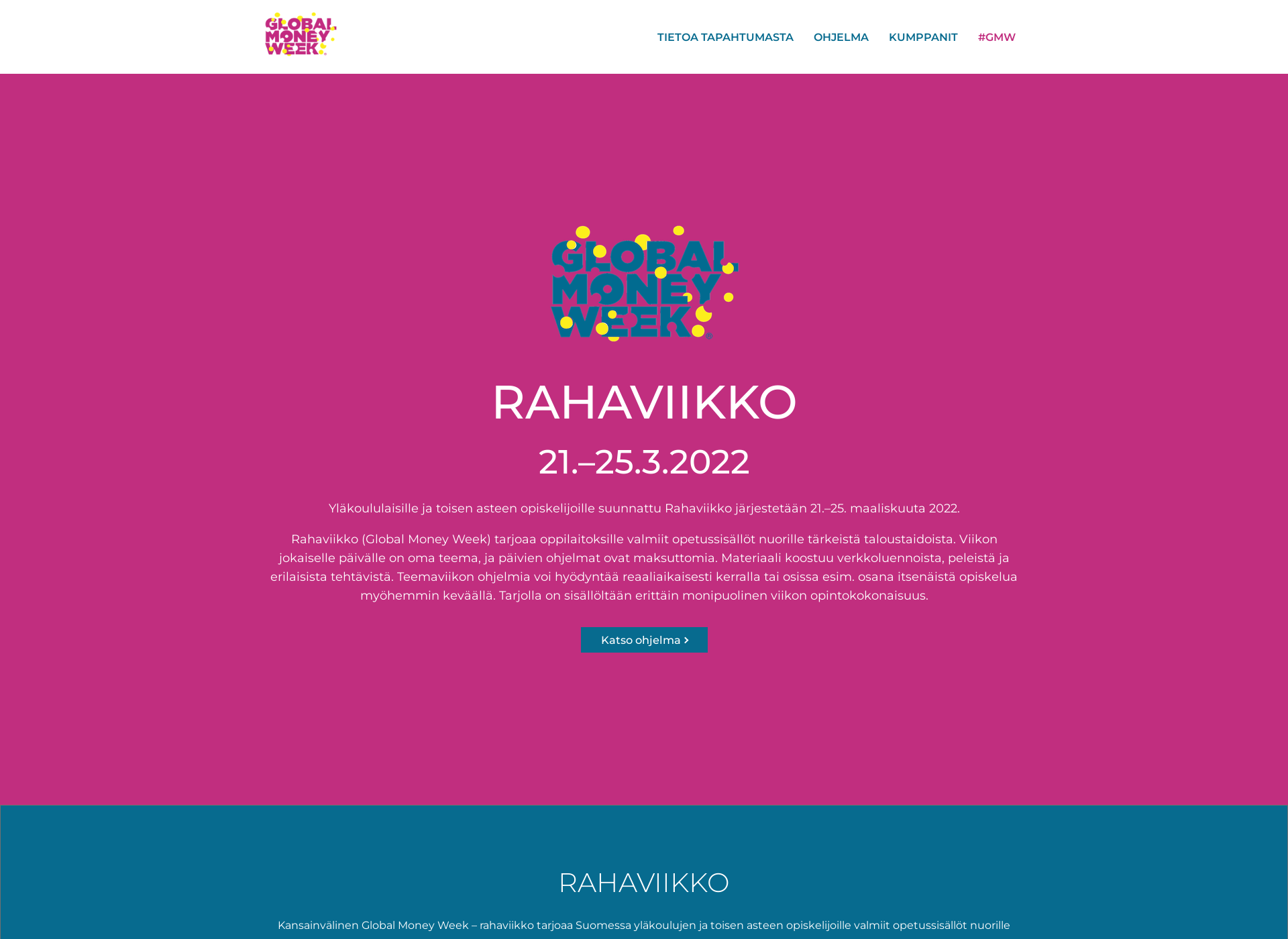 Screenshot for rahaviikko.fi