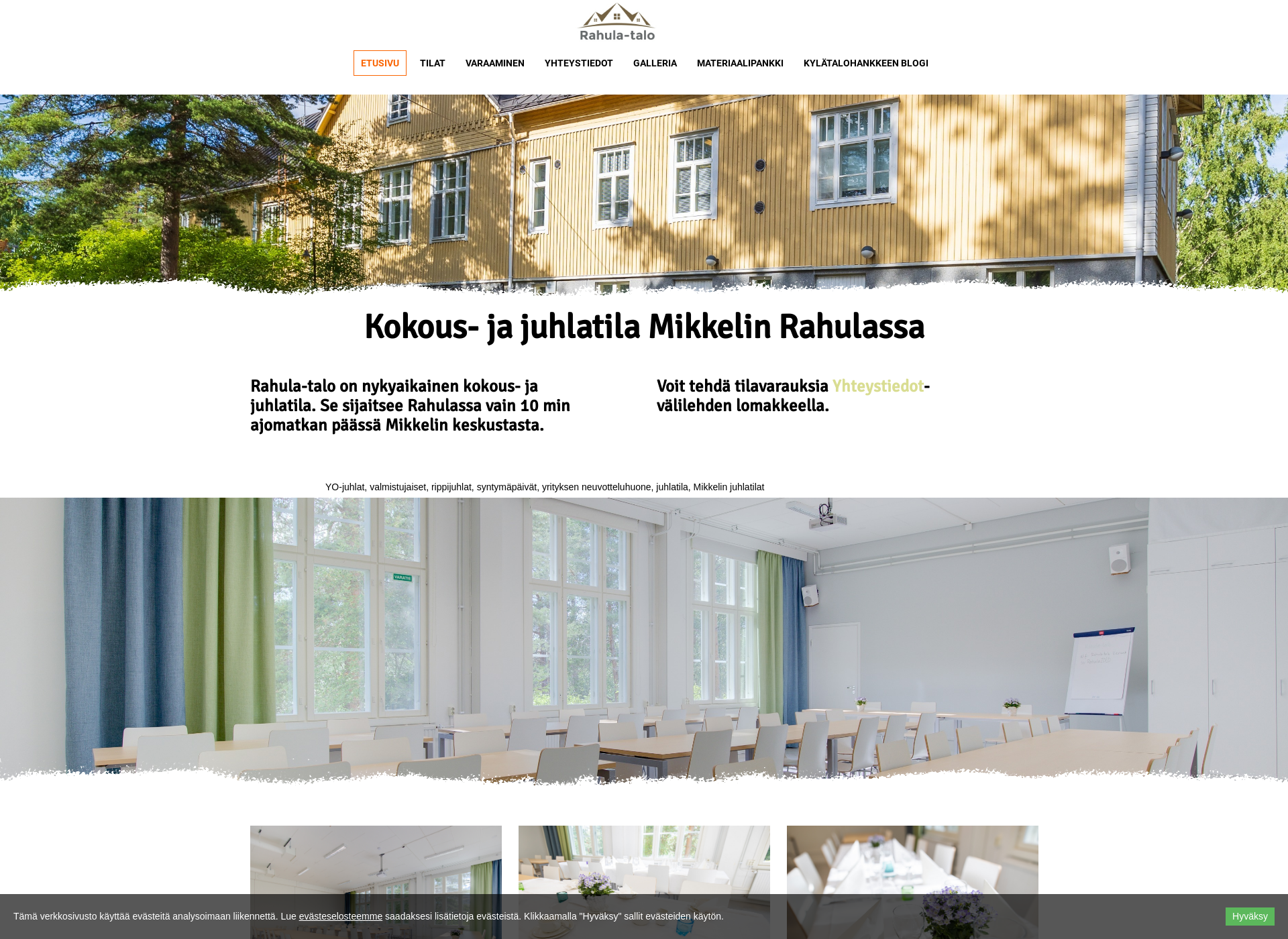 Skärmdump för rahulatalo.fi