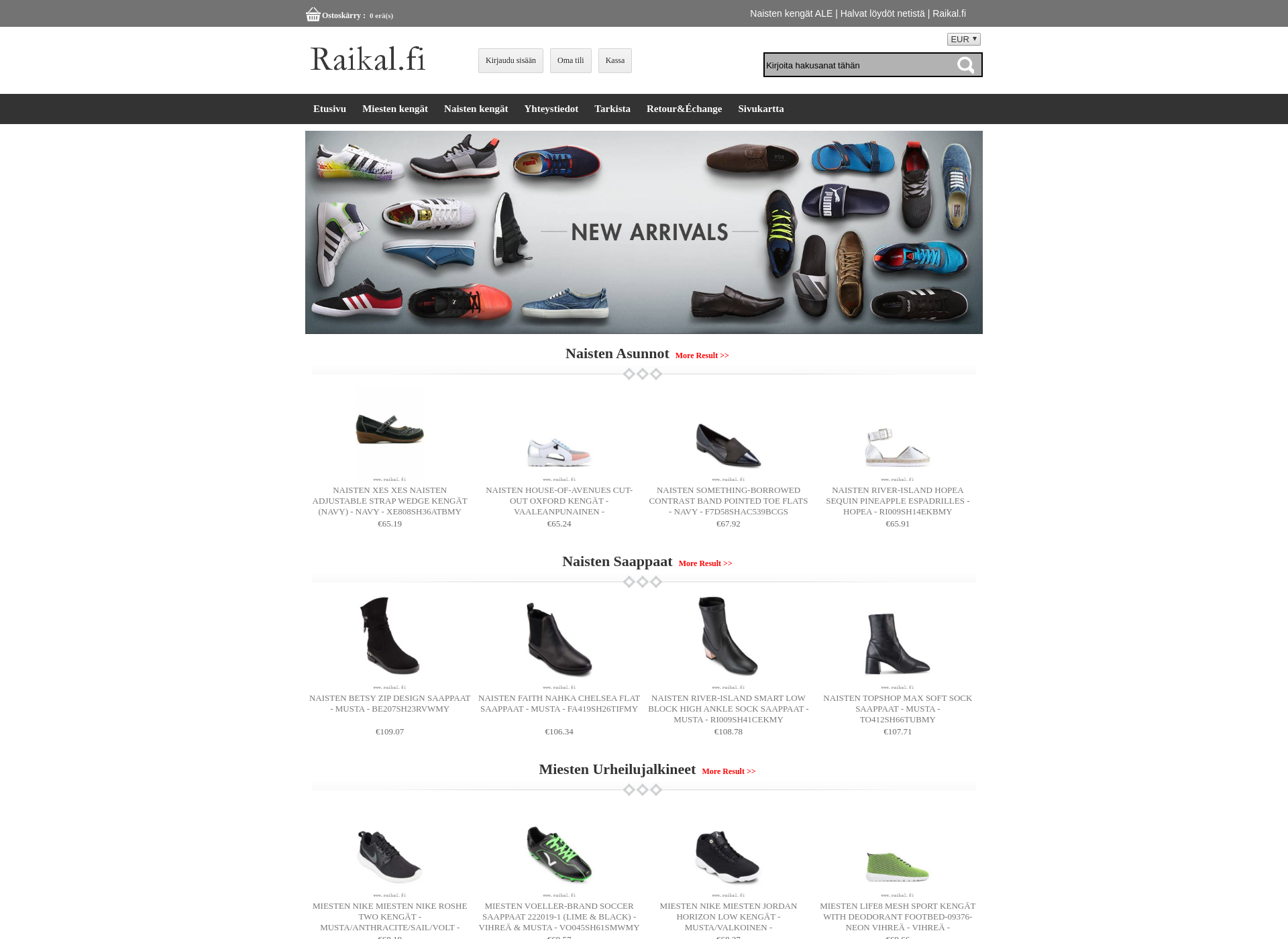 Screenshot for raikal.fi