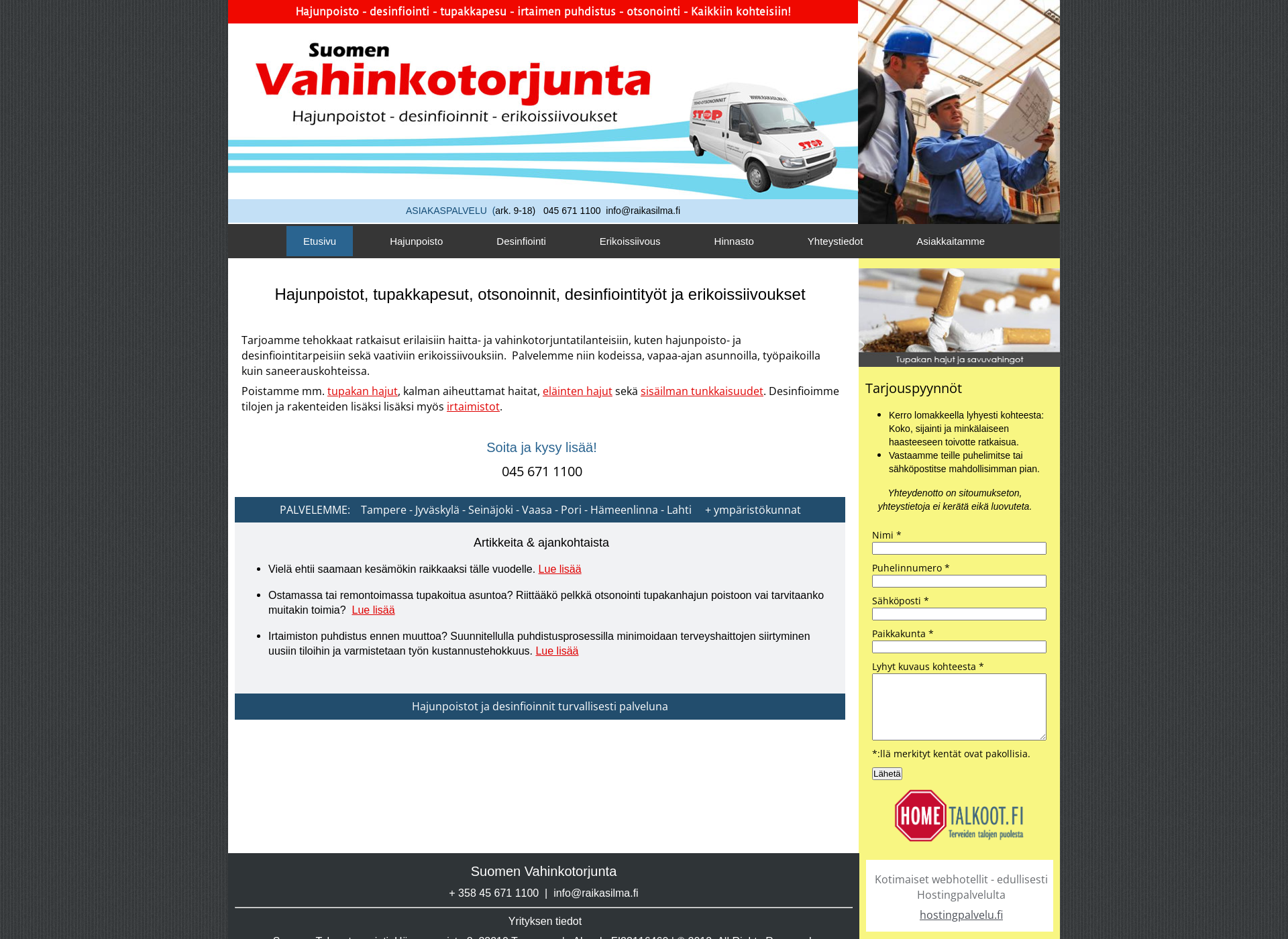 Screenshot for raikasilma.fi