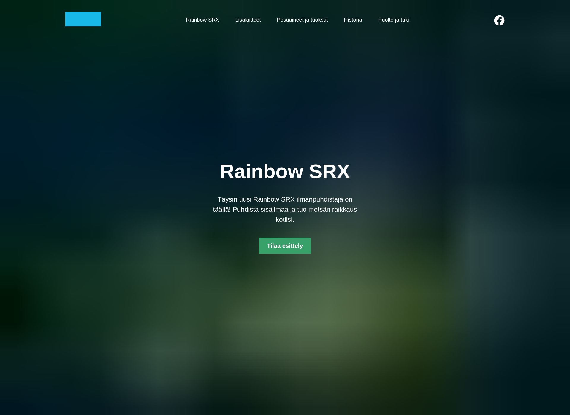 Skärmdump för rainbowsystem.fi