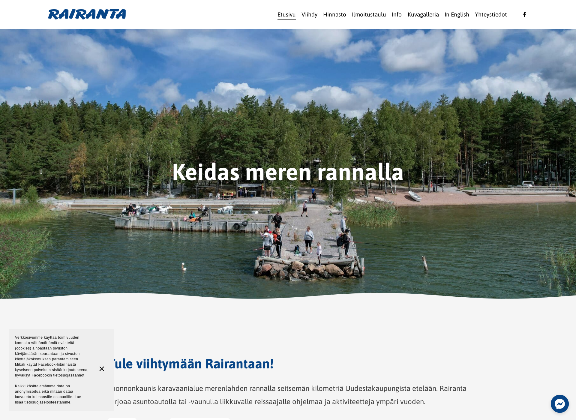 Screenshot for rairanta.fi
