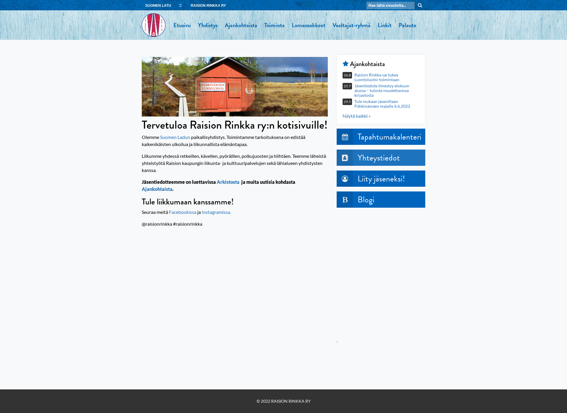 Screenshot for raisionrinkka.fi