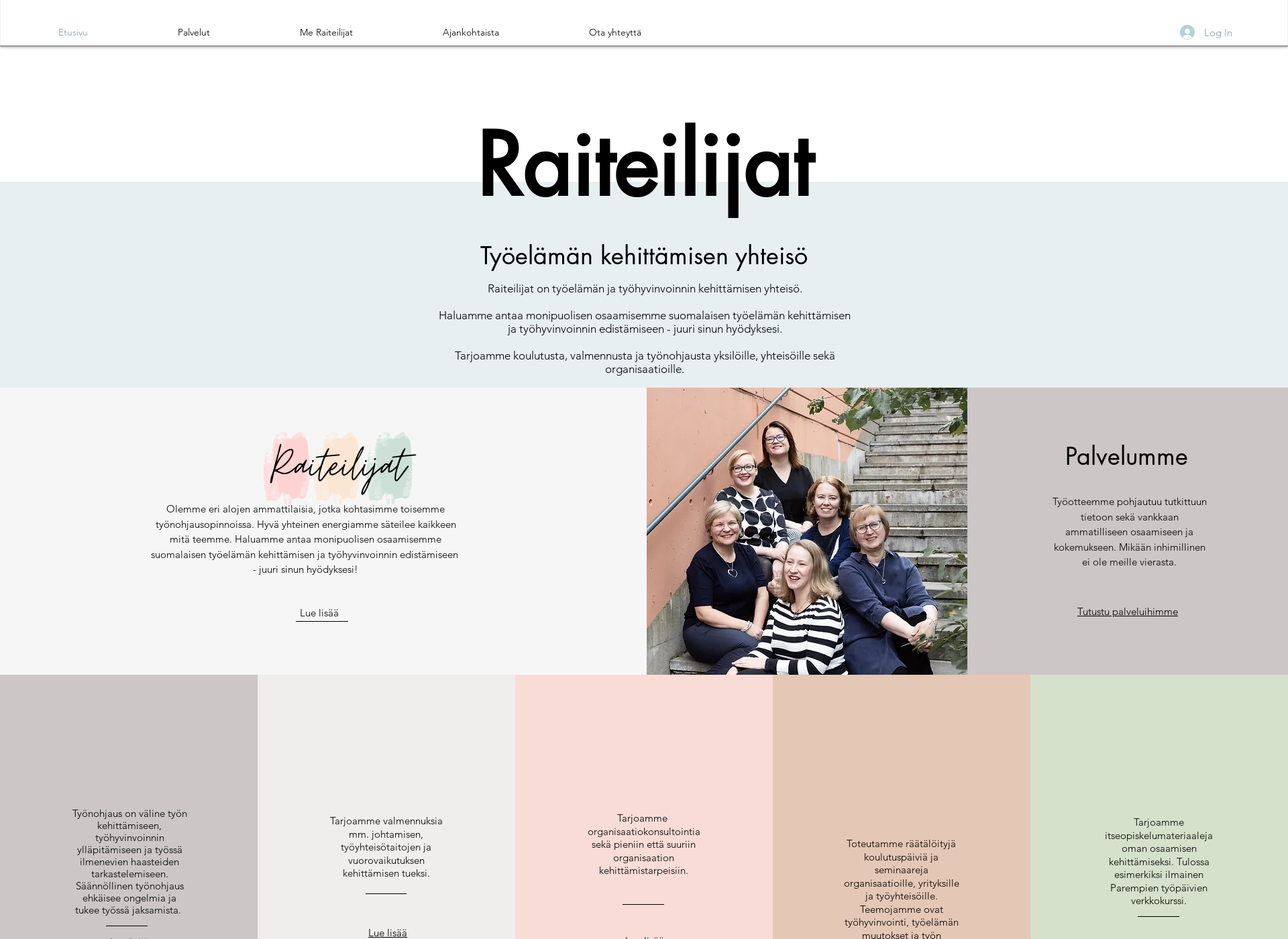 Screenshot for raiteilijat.fi