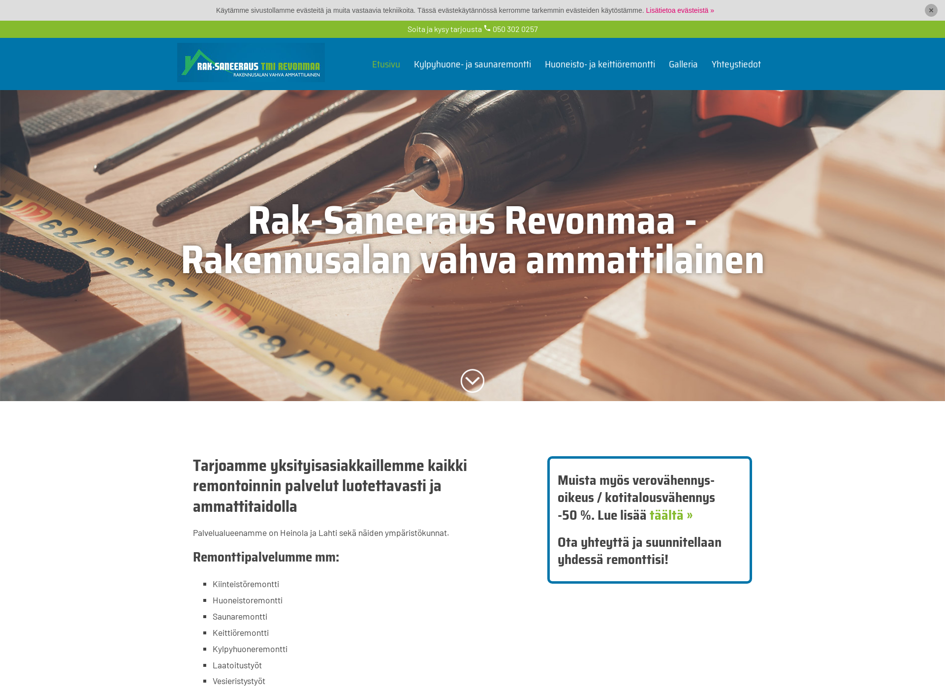 Screenshot for rak-saneerausrevonmaa.fi