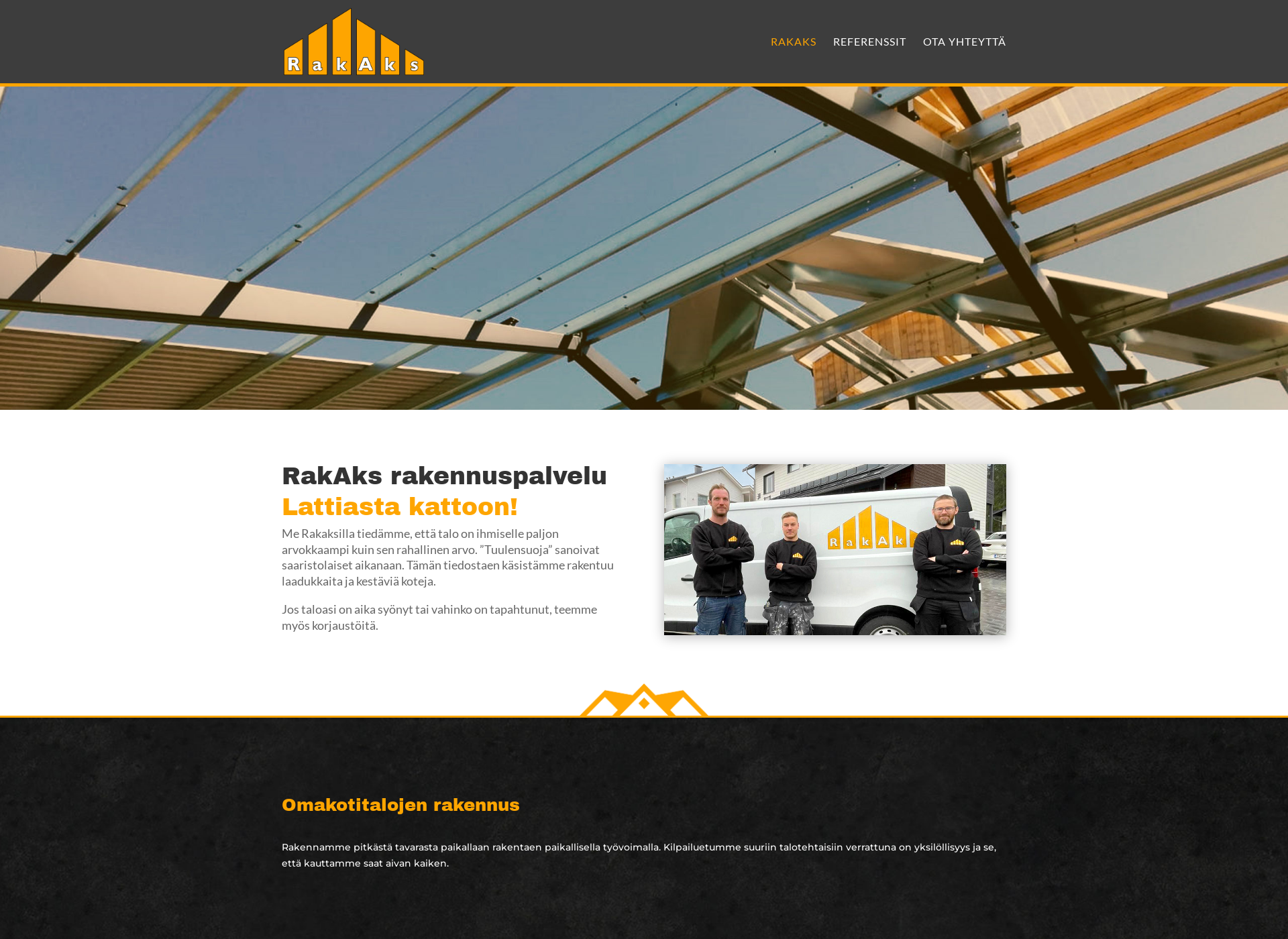 Screenshot for rakaks.fi