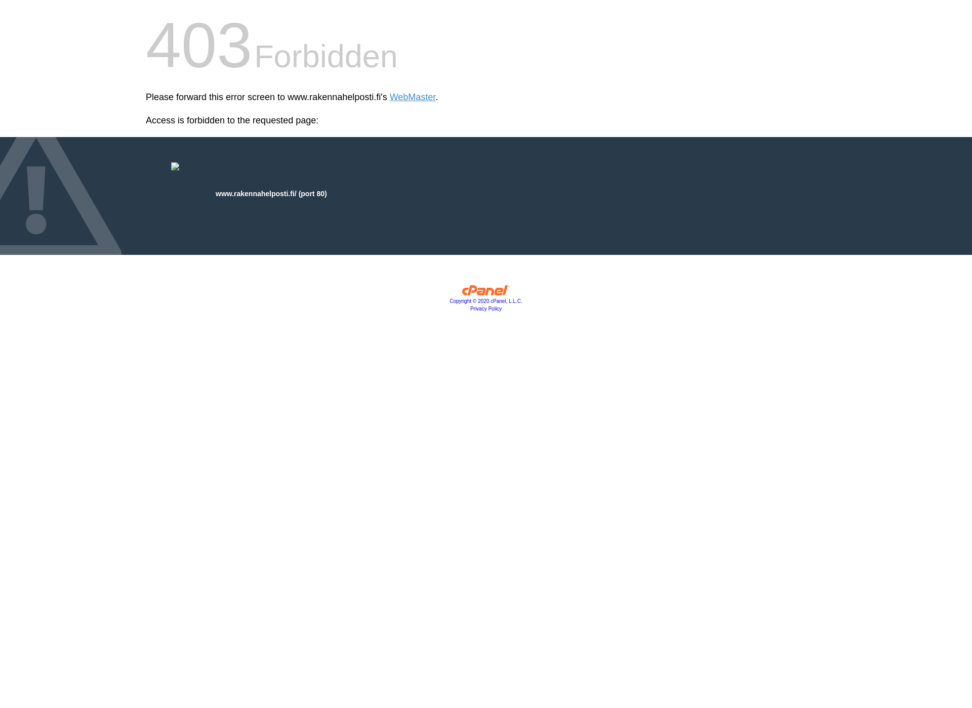 Screenshot for rakennahelposti.fi