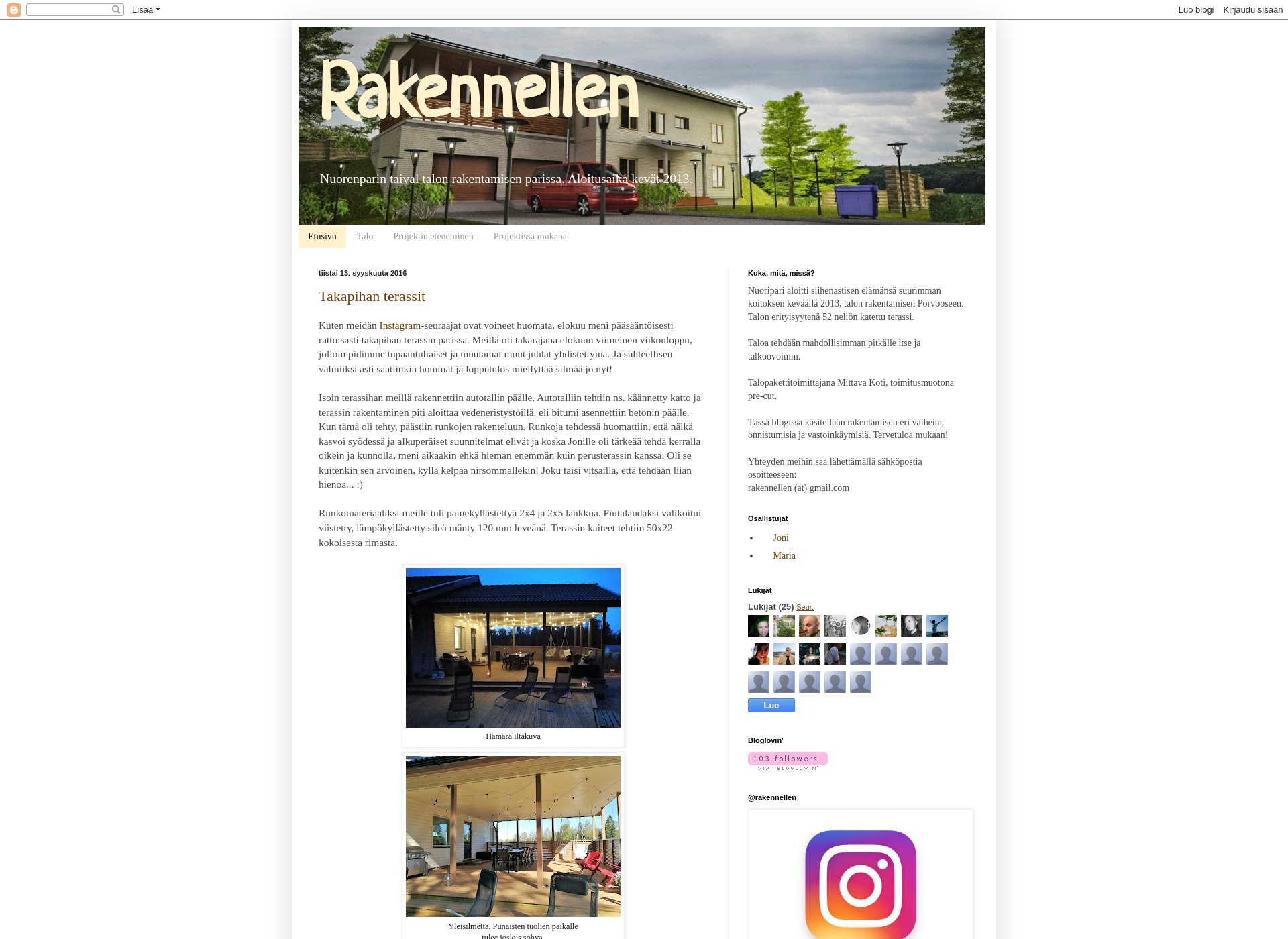 Screenshot for rakennellen.fi
