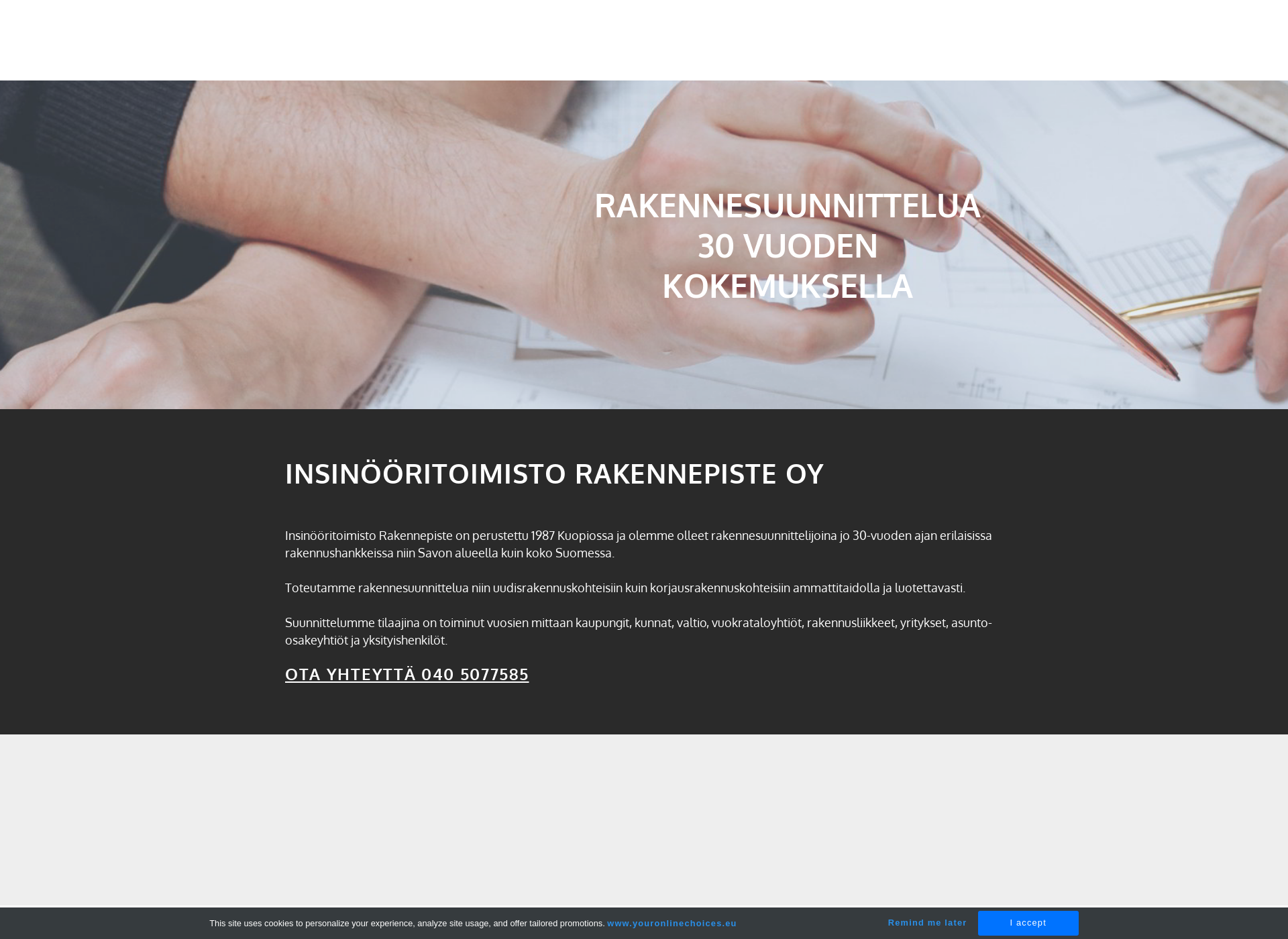 Screenshot for rakennepiste.fi