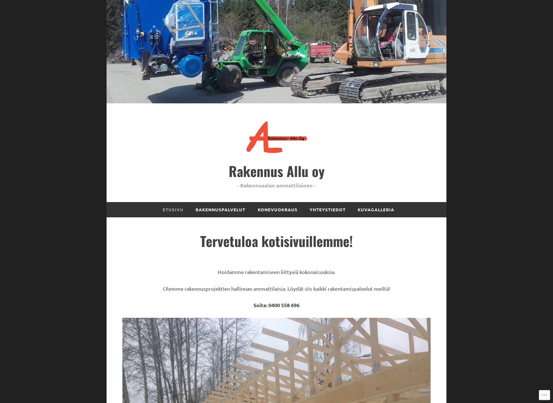 Skärmdump för rakennusallu.fi