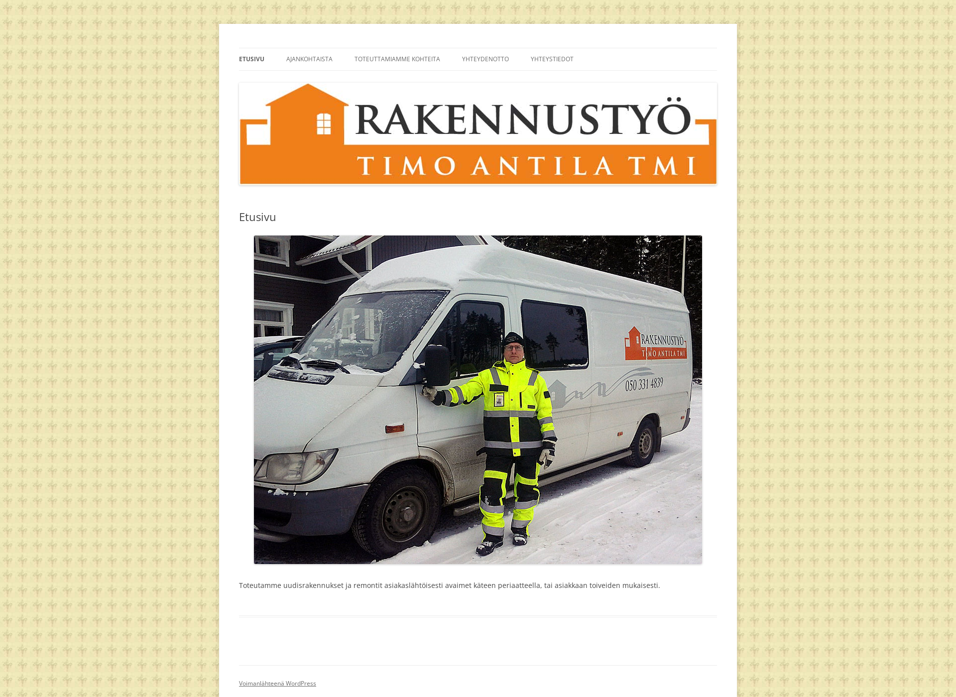 Screenshot for rakennusantila.fi